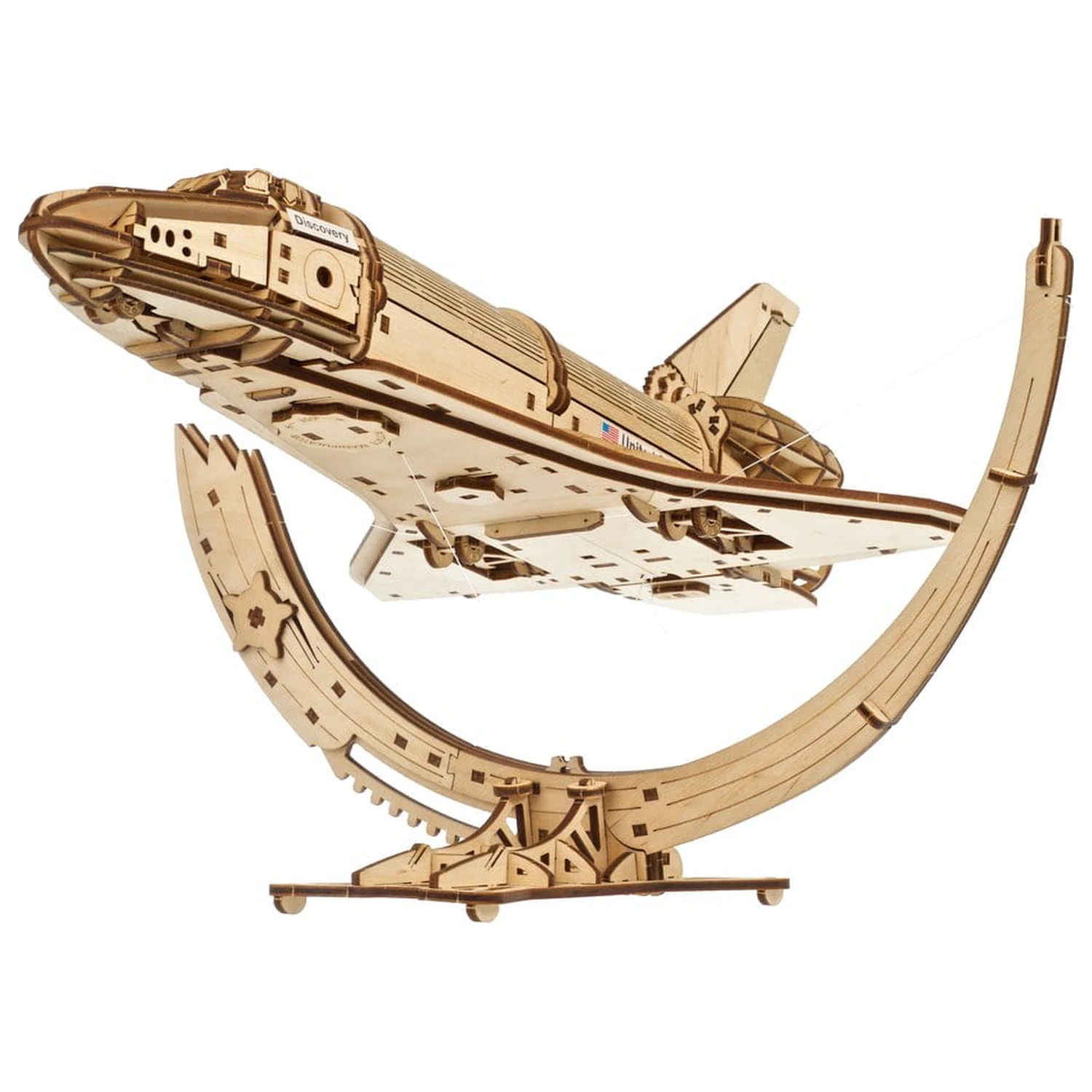 NASA 3D dřevěné puzzle raketoplán Discovery fotografii produktu
