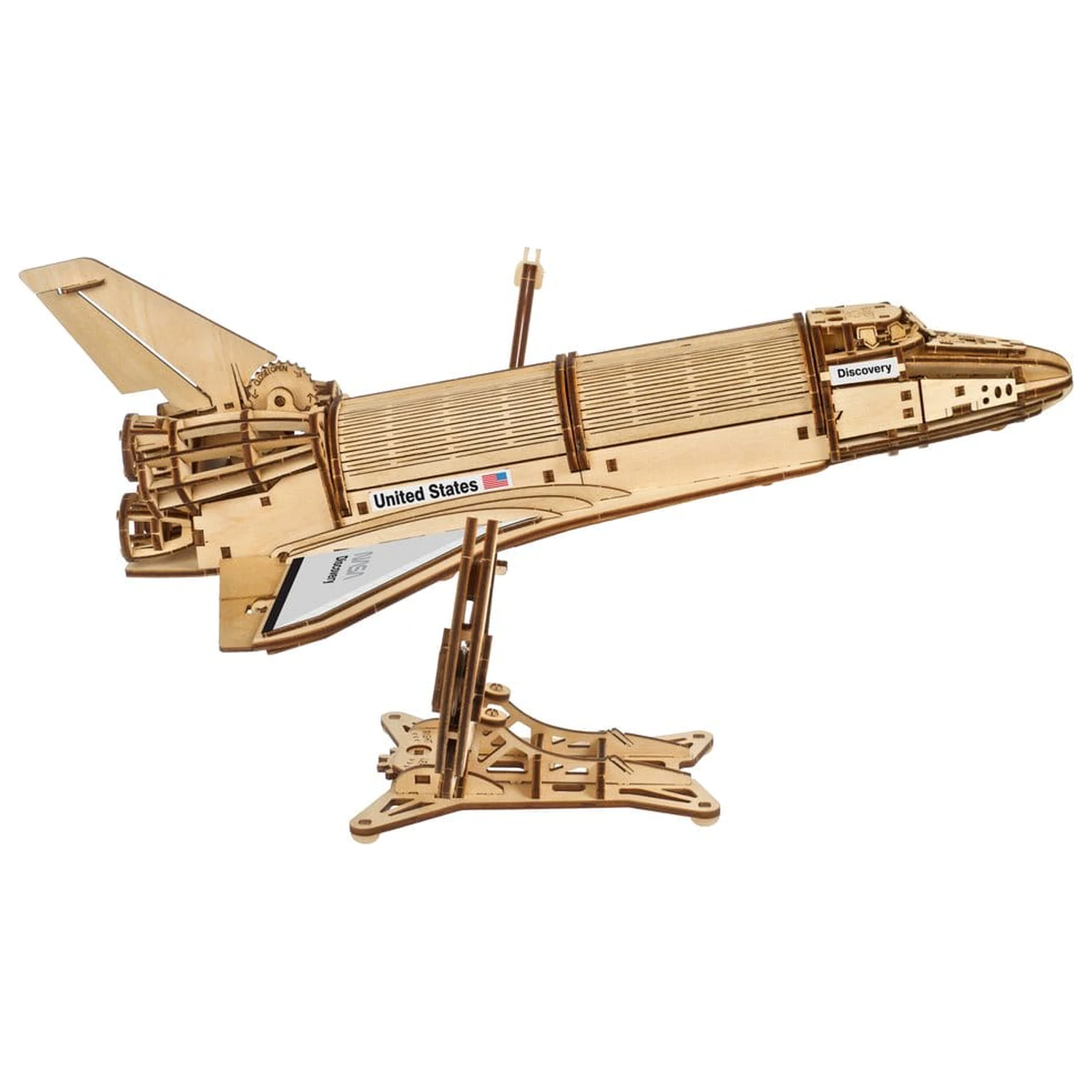 NASA 3D dřevěné puzzle raketoplán Discovery fotografii produktu