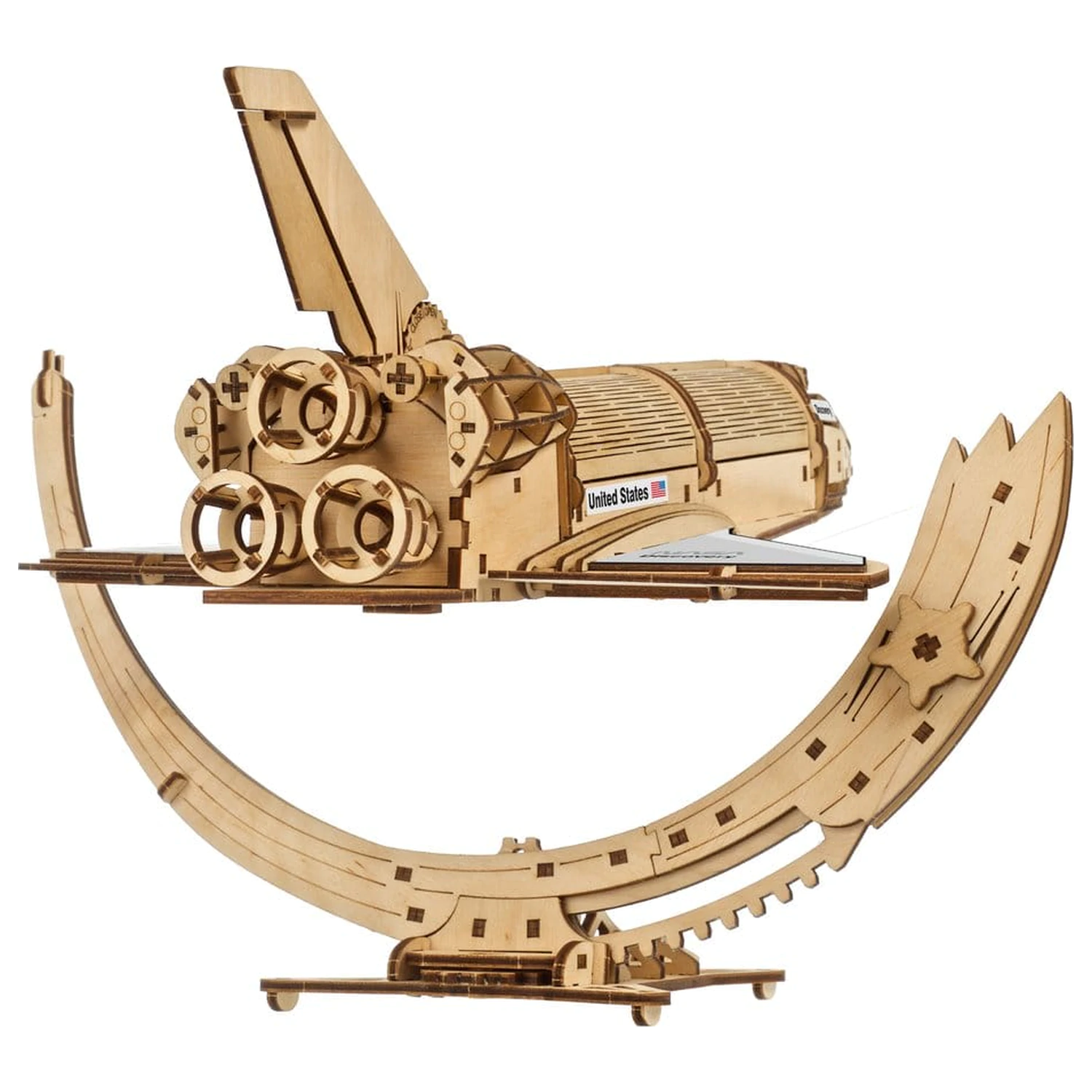 NASA 3D dřevěné puzzle raketoplán Discovery fotografii produktu