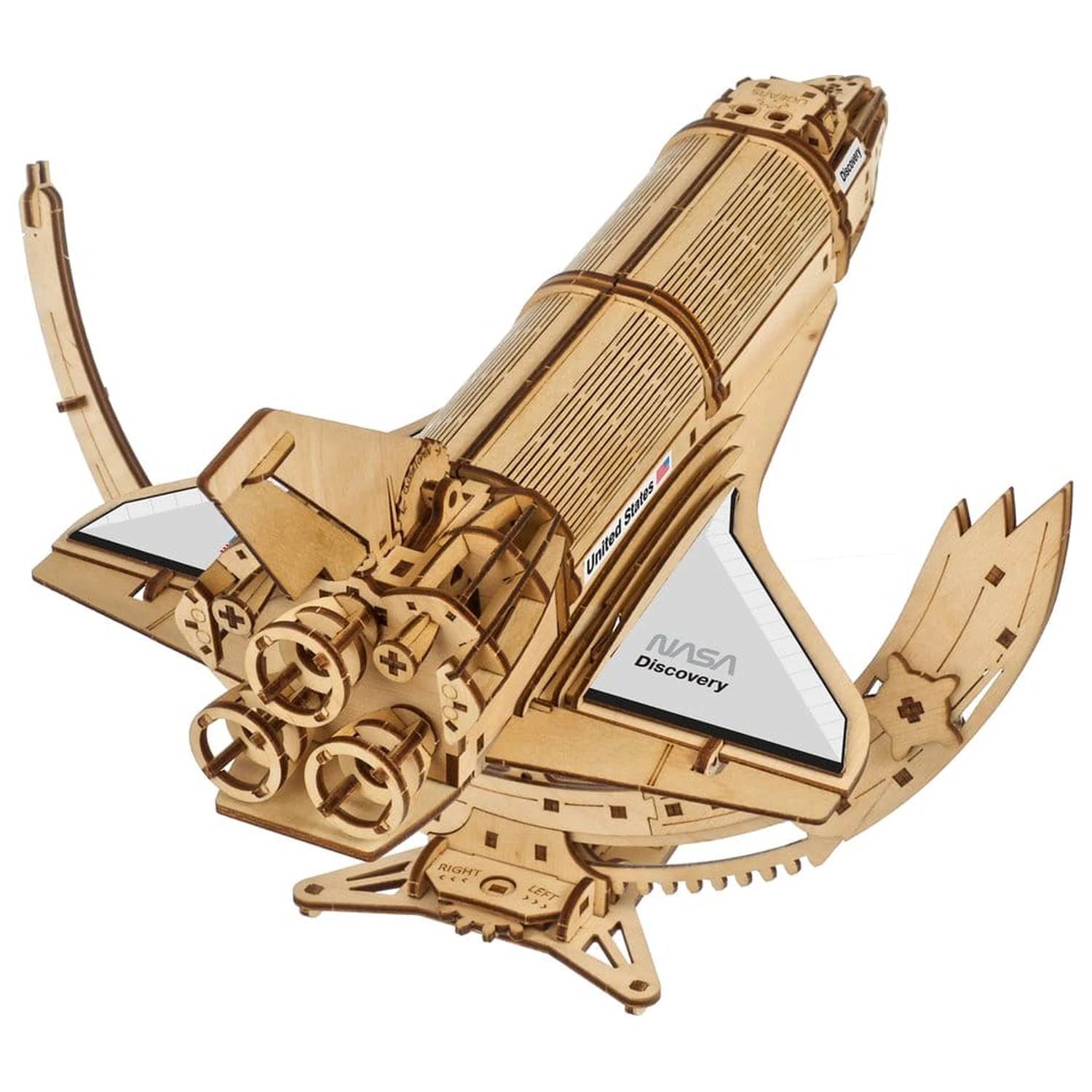 NASA 3D dřevěné puzzle raketoplán Discovery fotografii produktu