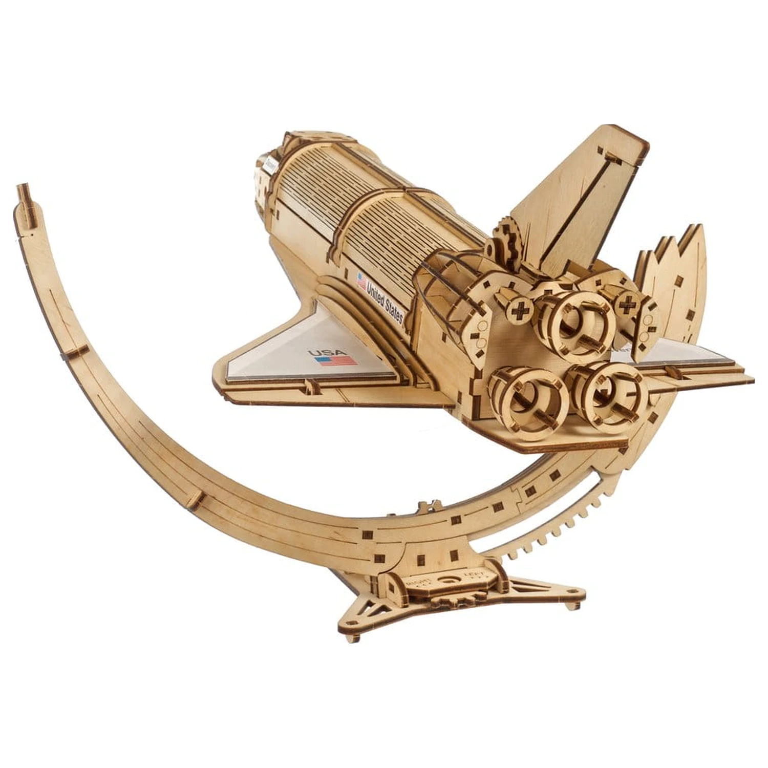 NASA 3D dřevěné puzzle raketoplán Discovery fotografii produktu