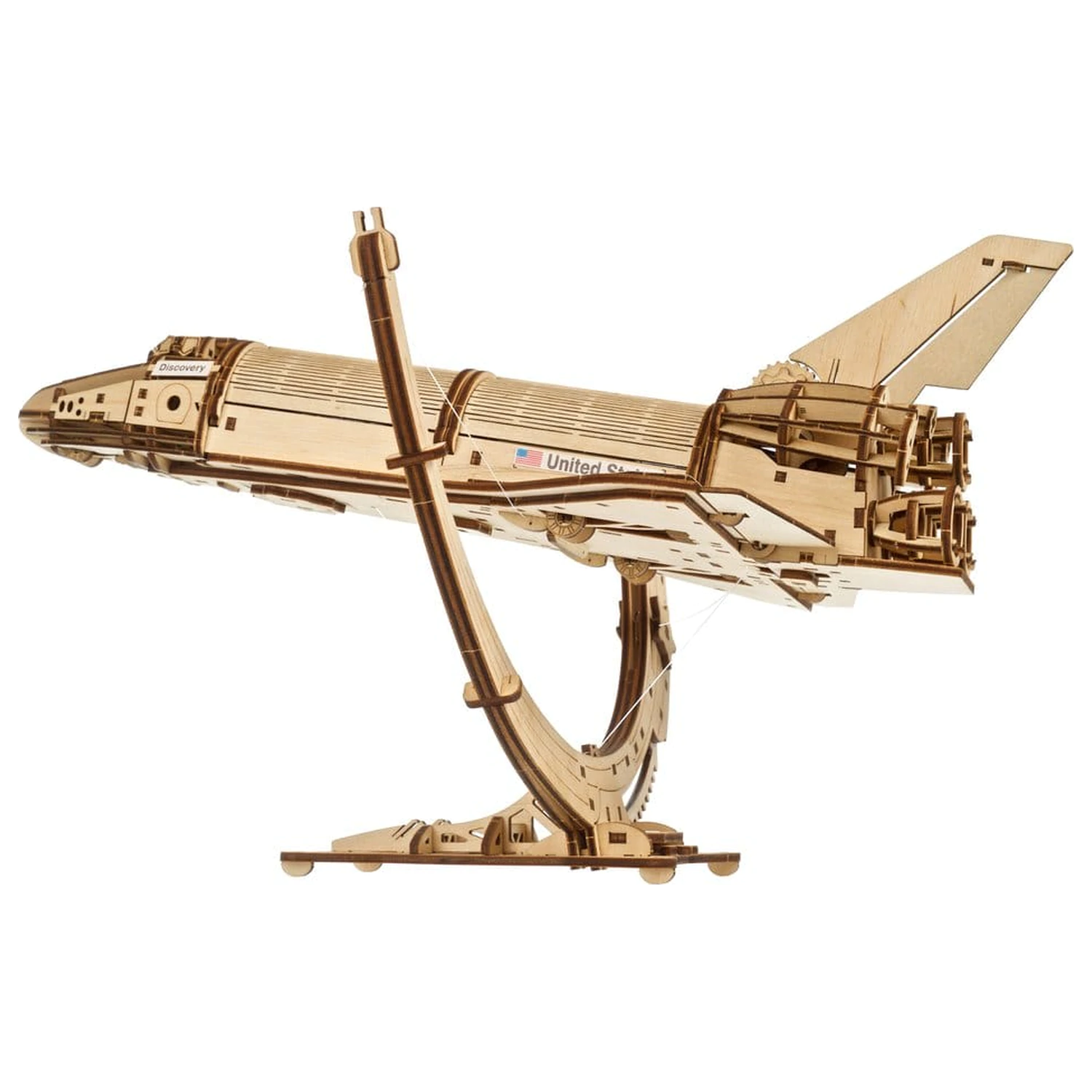 NASA 3D dřevěné puzzle raketoplán Discovery fotografii produktu