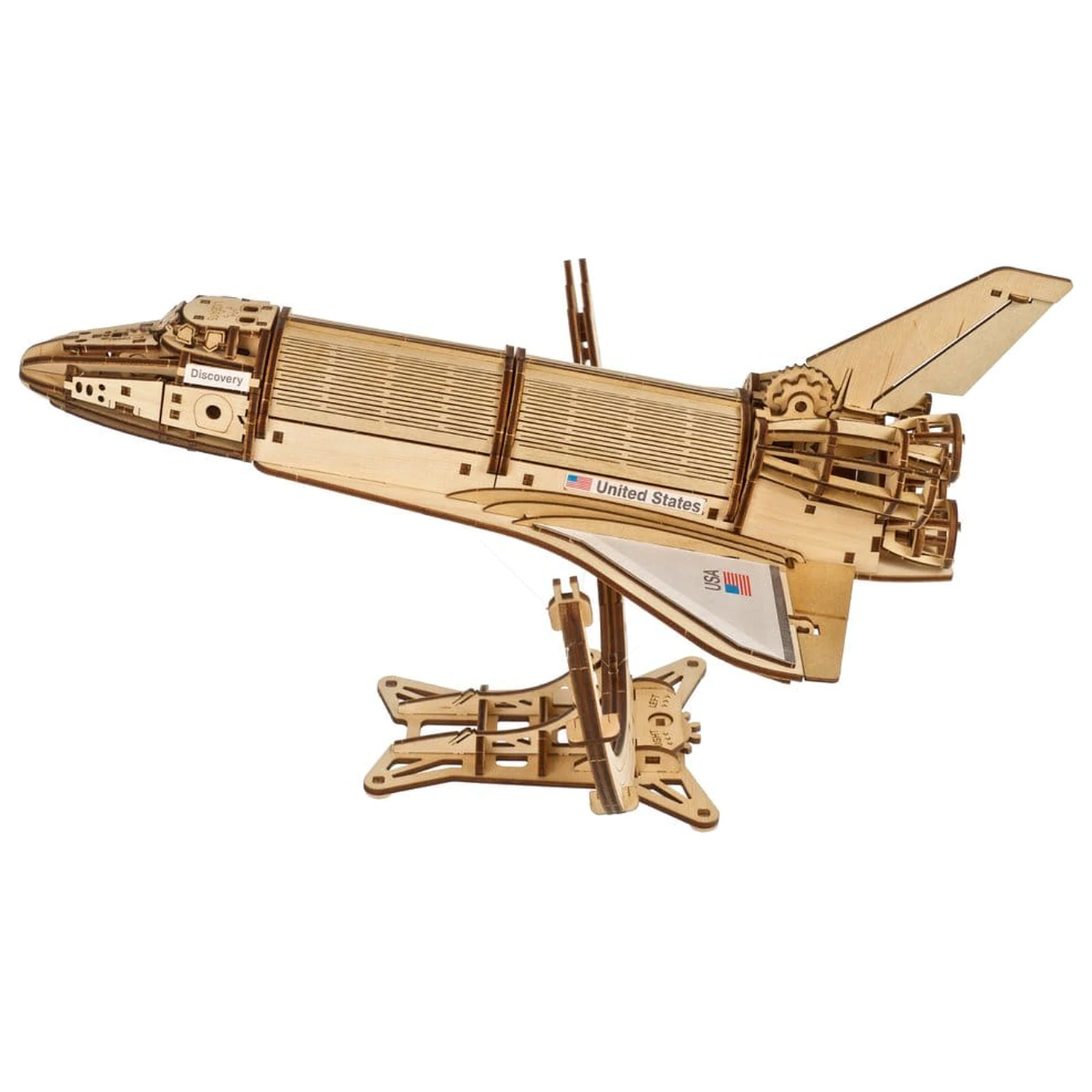 NASA 3D dřevěné puzzle raketoplán Discovery fotografii produktu