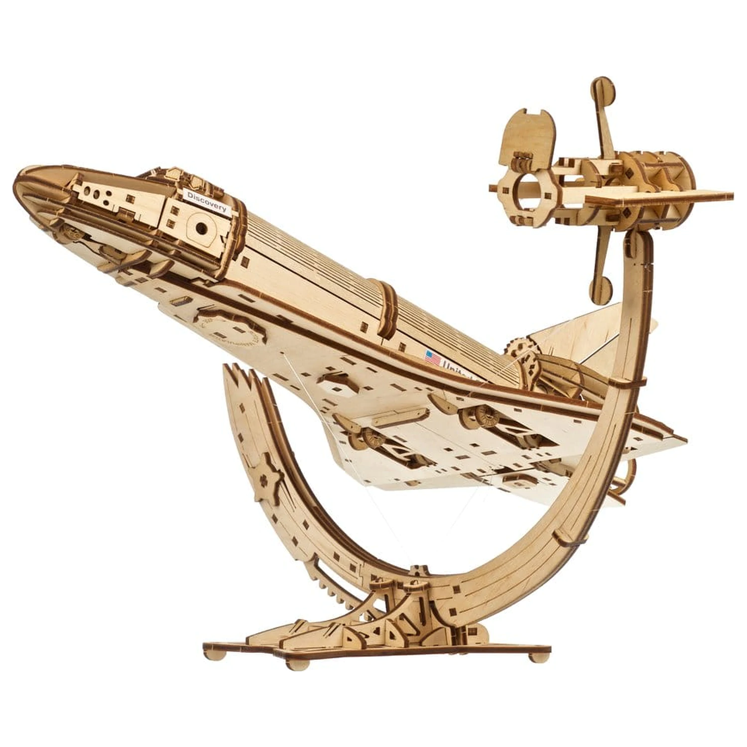 NASA 3D dřevěné puzzle raketoplán Discovery fotografii produktu
