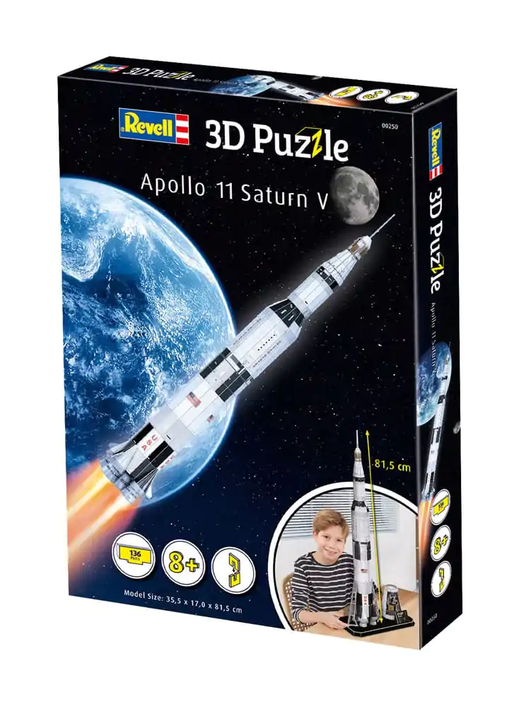 NASA 3D Puzzle Apollo 11 Saturn V 81 cm fotografii produktu