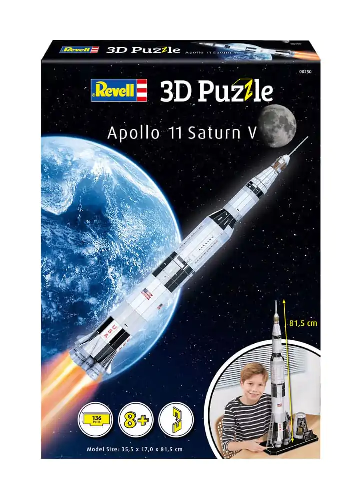 NASA 3D Puzzle Apollo 11 Saturn V 81 cm fotografii produktu