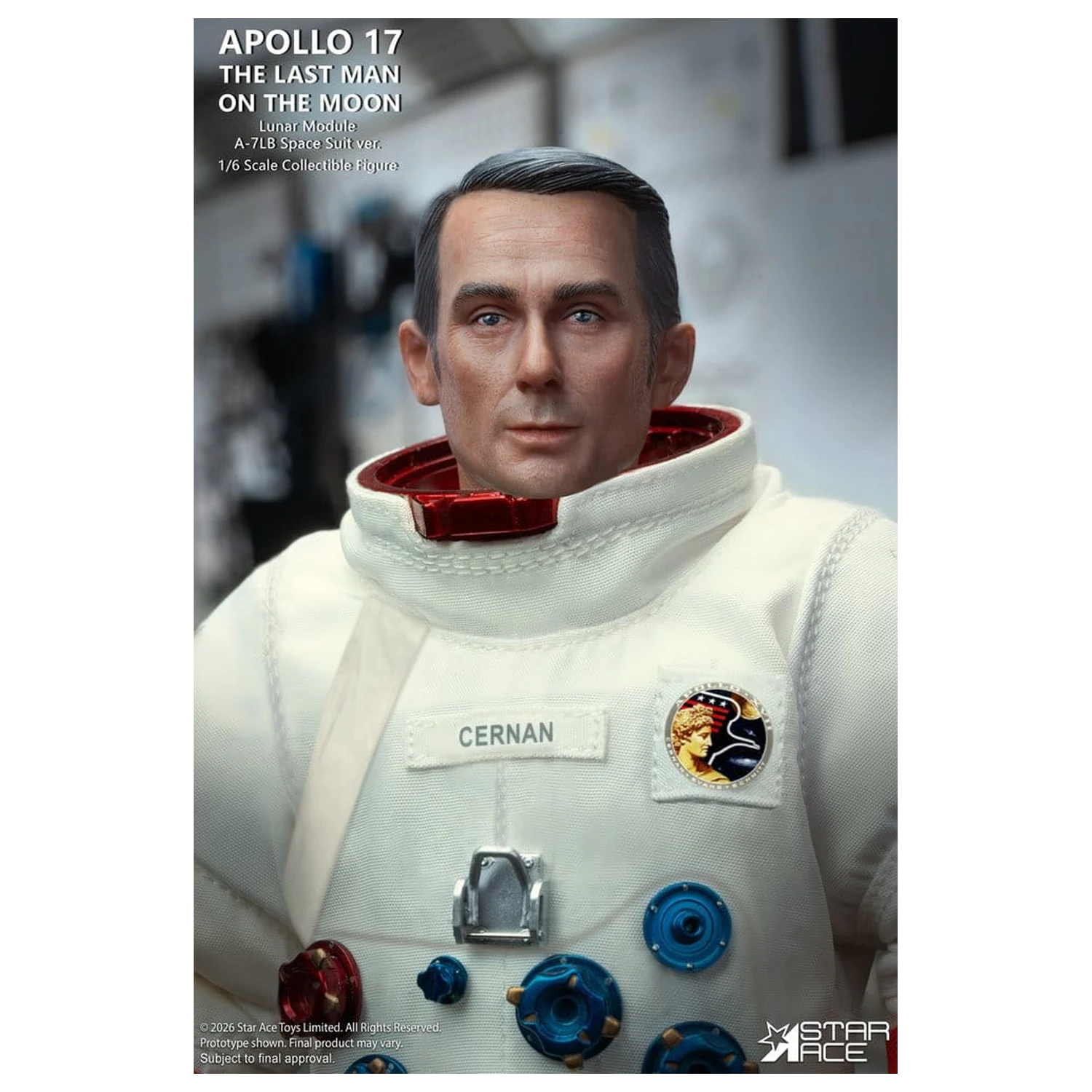 NASA Apollo 17 akční figurka 1/6 The Last Man on the Moon 30 cm fotografii produktu