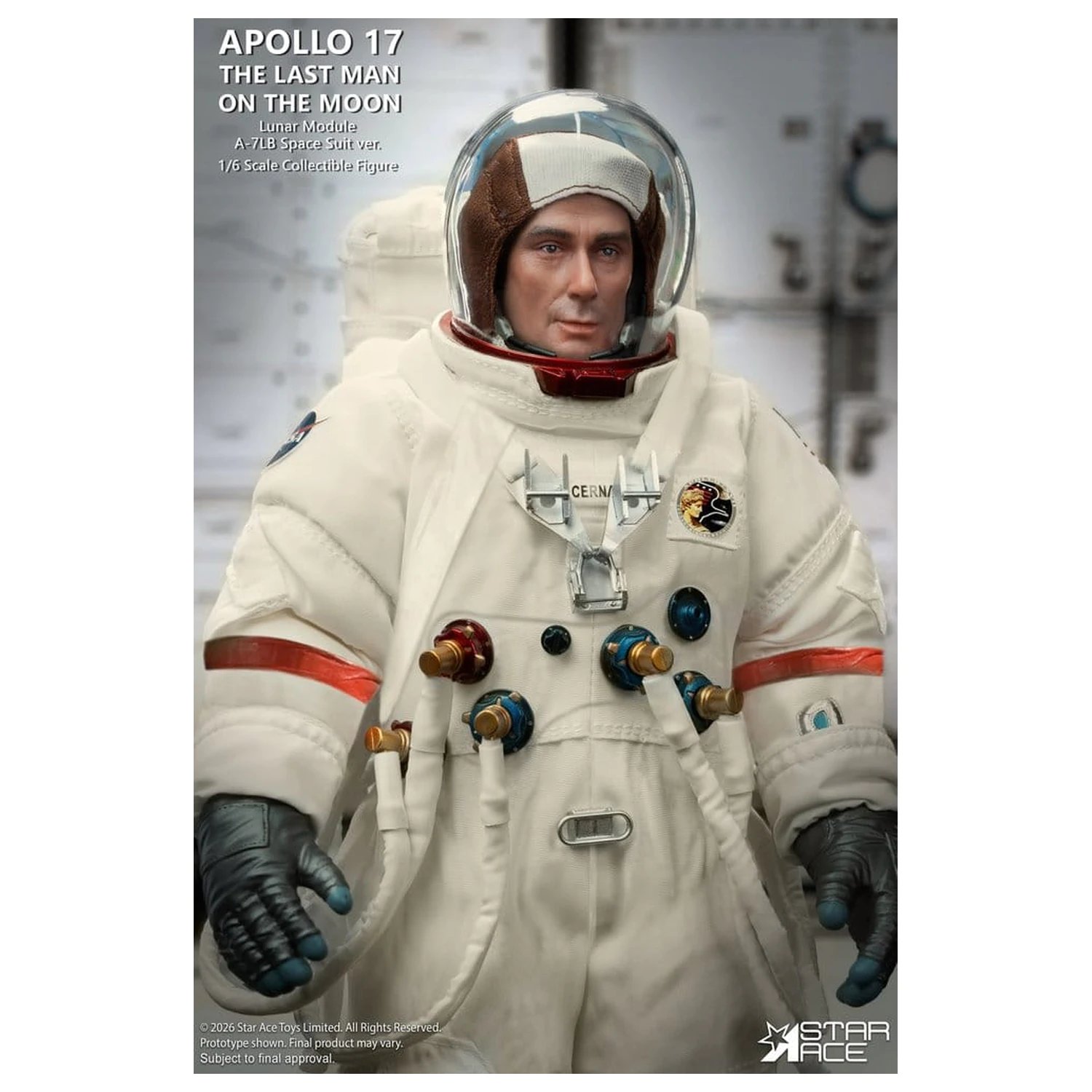 NASA Apollo 17 akční figurka 1/6 The Last Man on the Moon 30 cm fotografii produktu