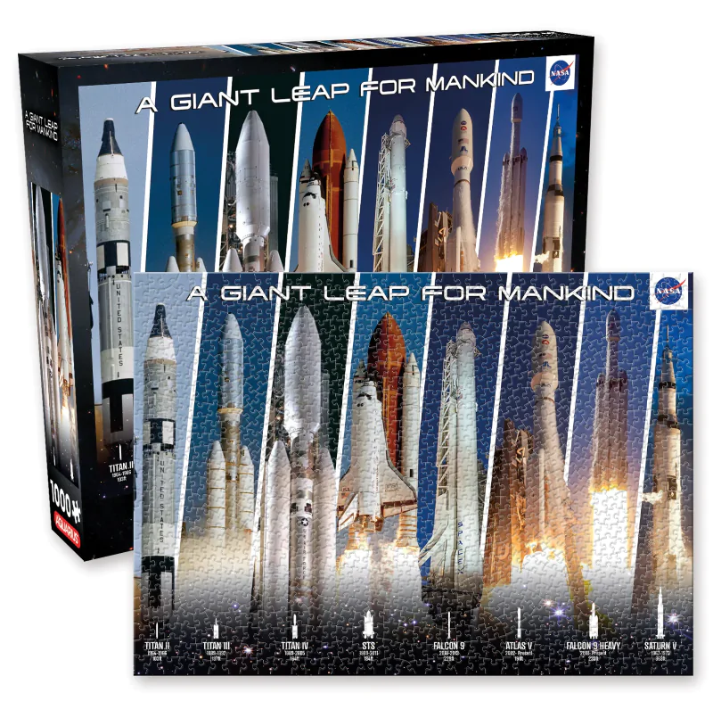 NASA Raketové Mřížkové Puzzle (1000 dílků) fotografii produktu