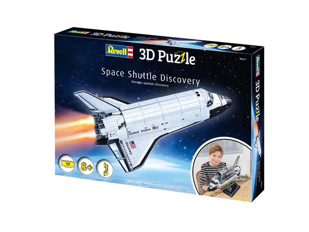 NASA 3D Puzzle Space Shuttle Discovery 49 cm fotografii produktu