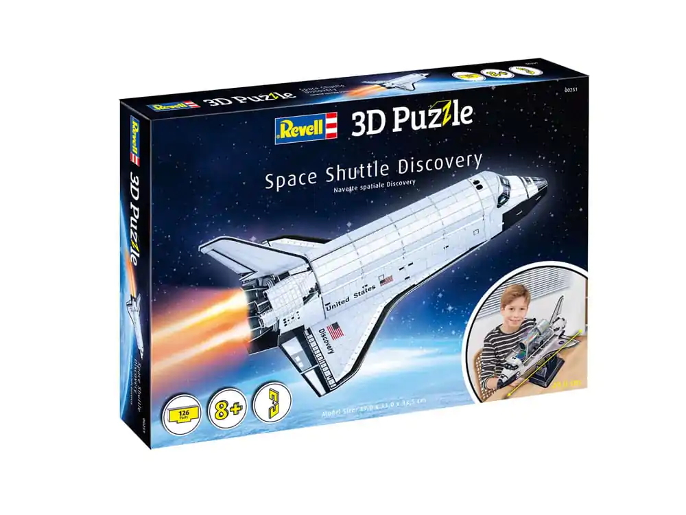 NASA 3D Puzzle Space Shuttle Discovery 49 cm fotografii produktu