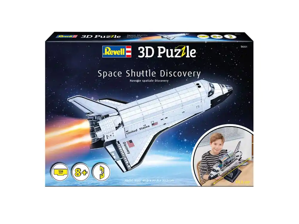 NASA 3D Puzzle Space Shuttle Discovery 49 cm fotografii produktu