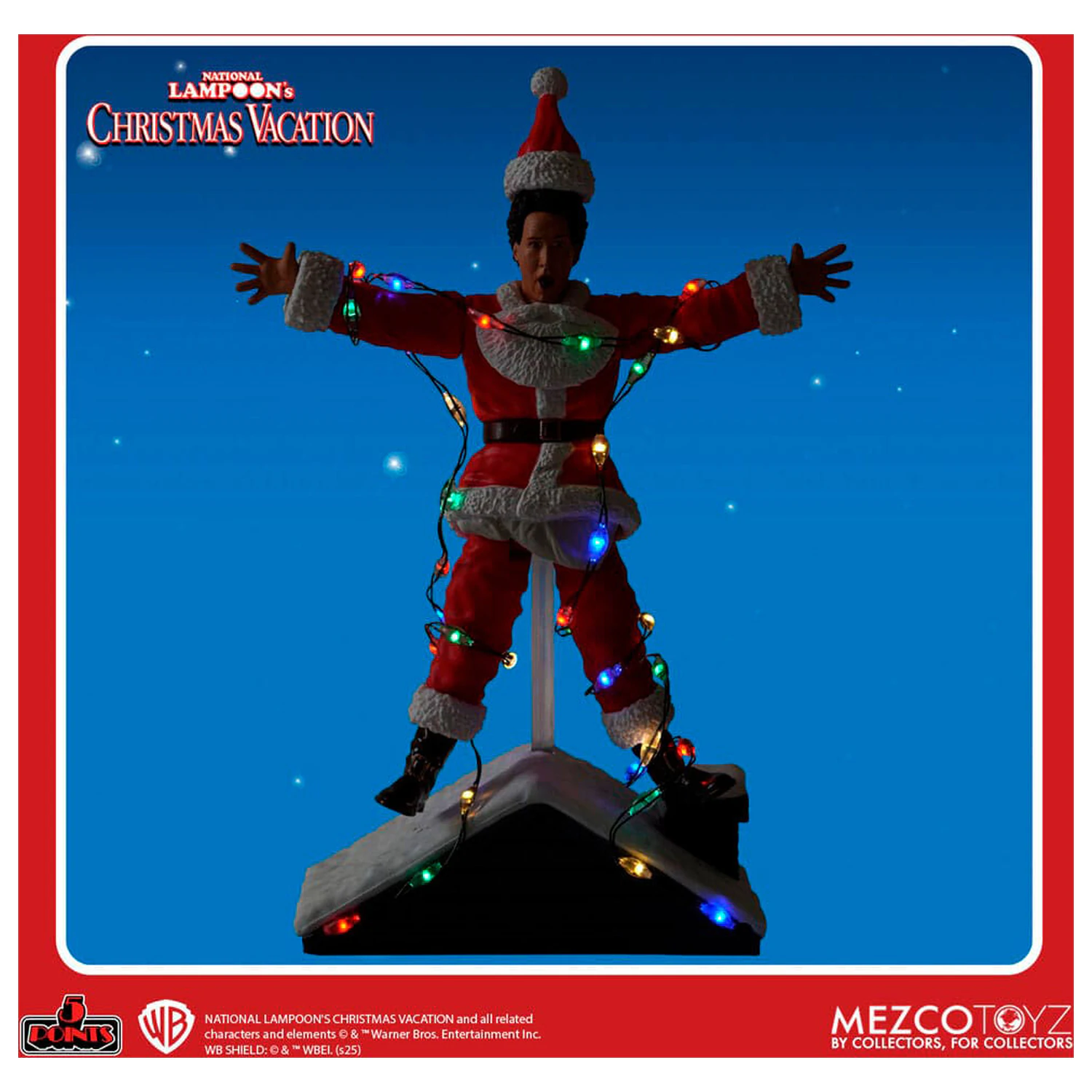 National Lampoon's Christmas Vacation Clark Griswold Light Shock figurka 10 cm fotografii produktu