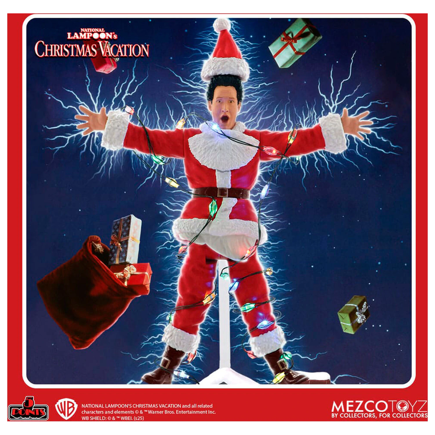 National Lampoon's Christmas Vacation Clark Griswold Light Shock figurka 10 cm fotografii produktu