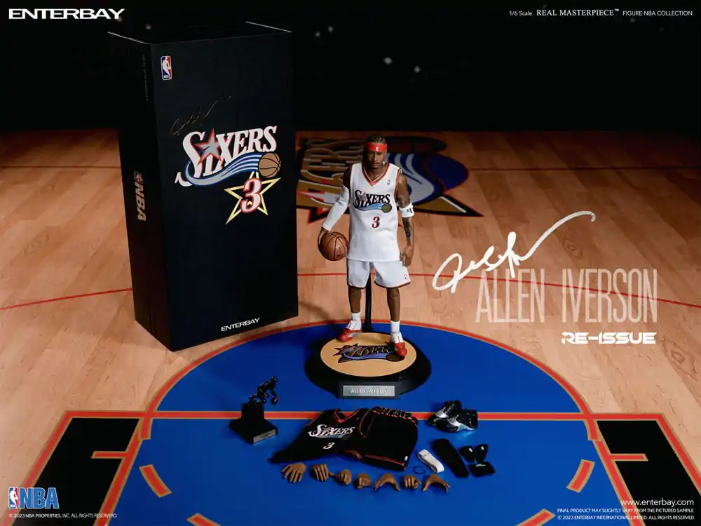 NBA Collection Real Masterpiece akční figurka 1/6 Allen Iverson Limited Retro Edition 30 cm fotografii produktu