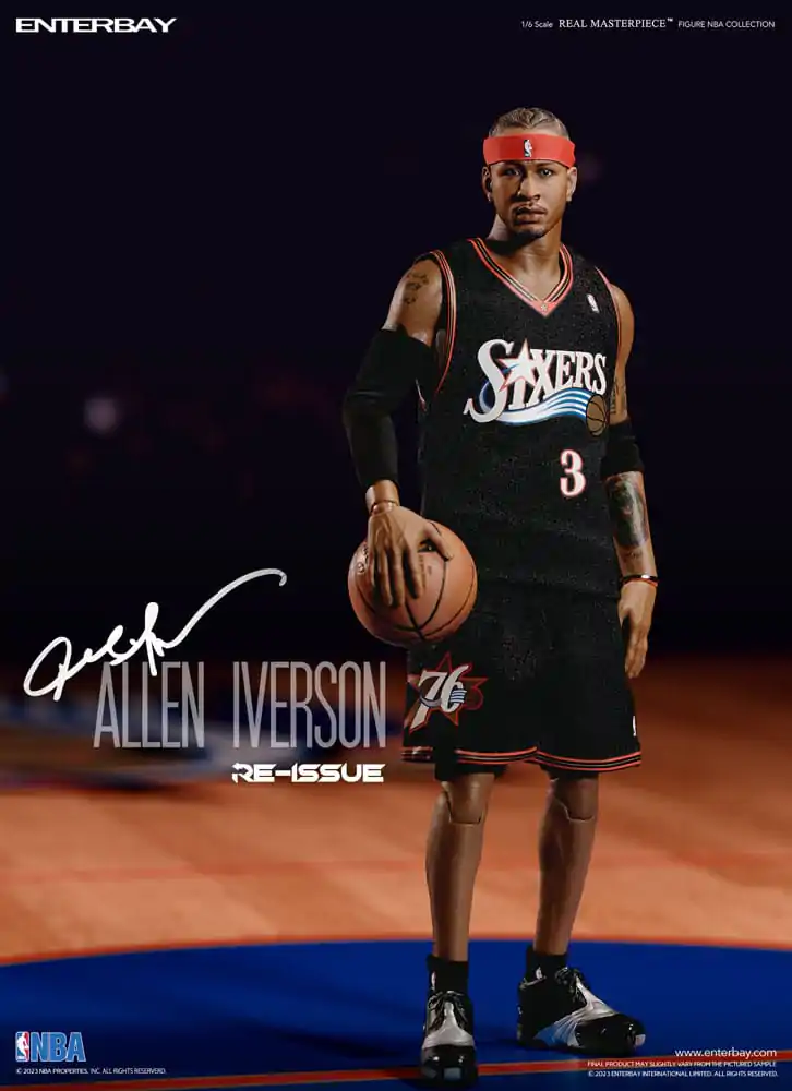 NBA Collection Real Masterpiece akční figurka 1/6 Allen Iverson Limited Retro Edition 30 cm fotografii produktu