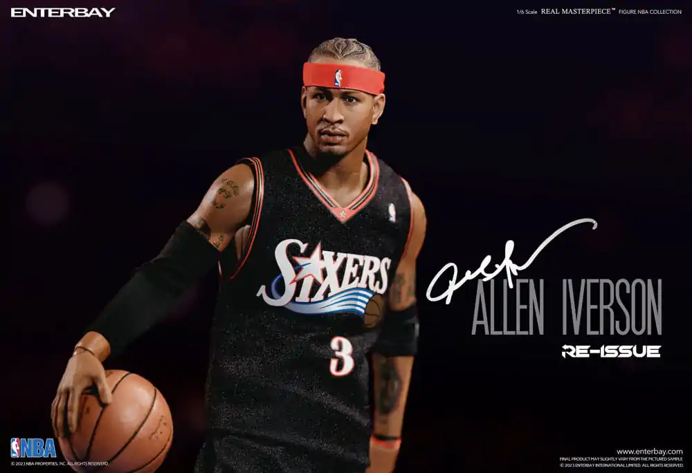 NBA Collection Real Masterpiece akční figurka 1/6 Allen Iverson Limited Retro Edition 30 cm fotografii produktu