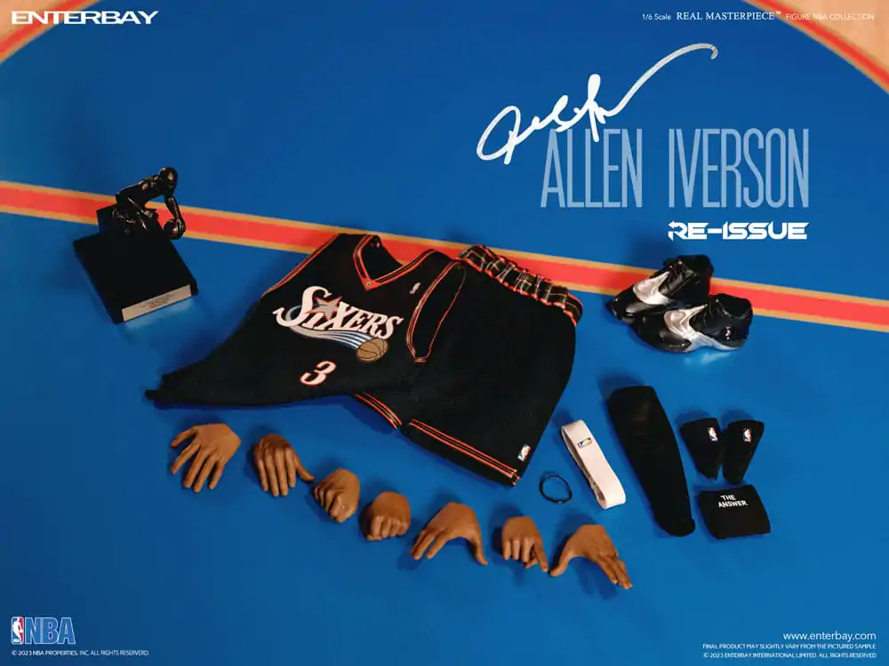 NBA Collection Real Masterpiece akční figurka 1/6 Allen Iverson Limited Retro Edition 30 cm fotografii produktu