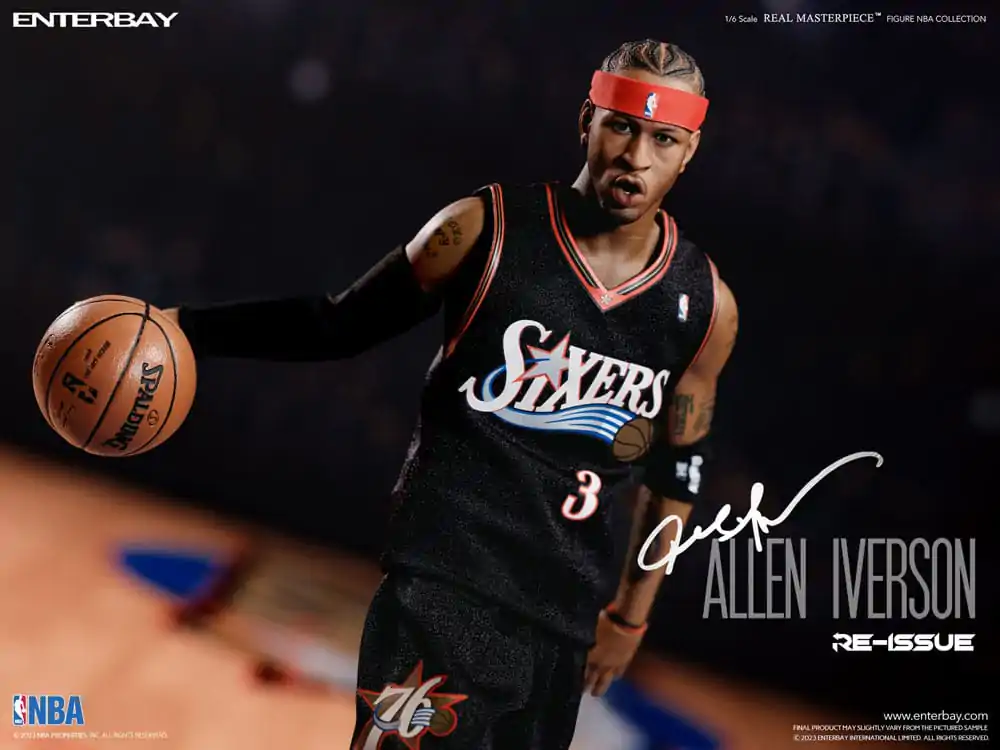 NBA Collection Real Masterpiece akční figurka 1/6 Allen Iverson Limited Retro Edition 30 cm fotografii produktu