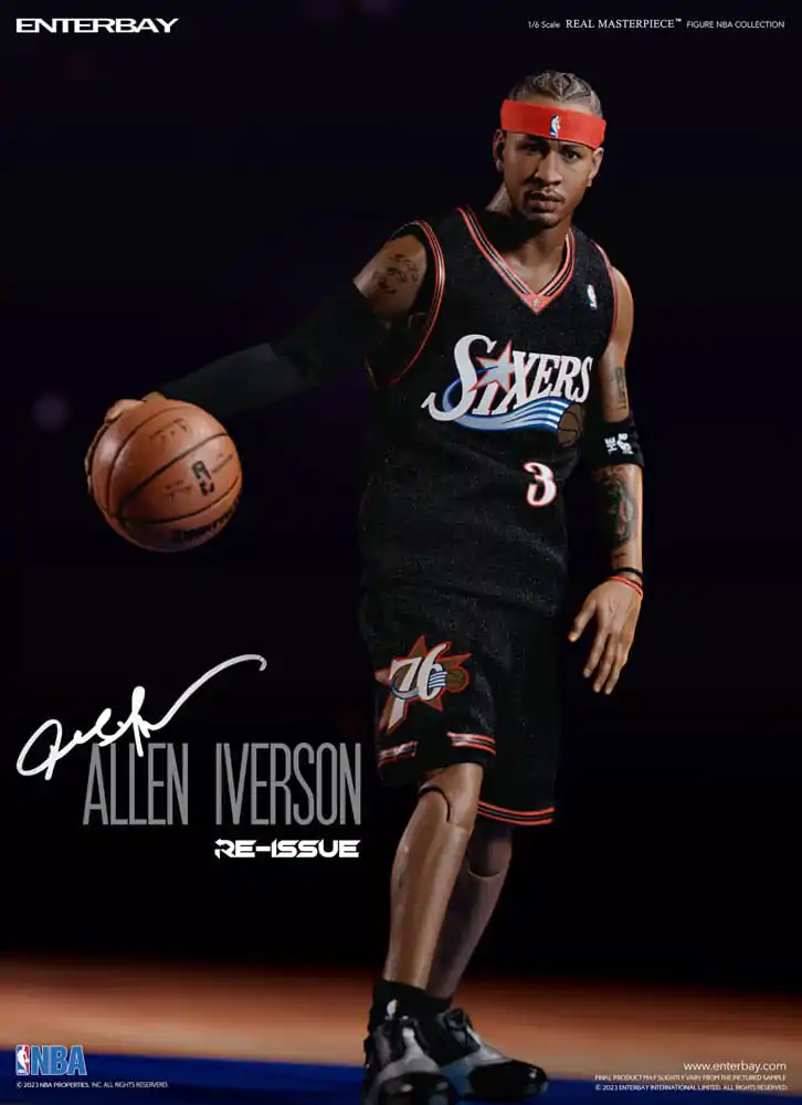 NBA Collection Real Masterpiece akční figurka 1/6 Allen Iverson Limited Retro Edition 30 cm fotografii produktu