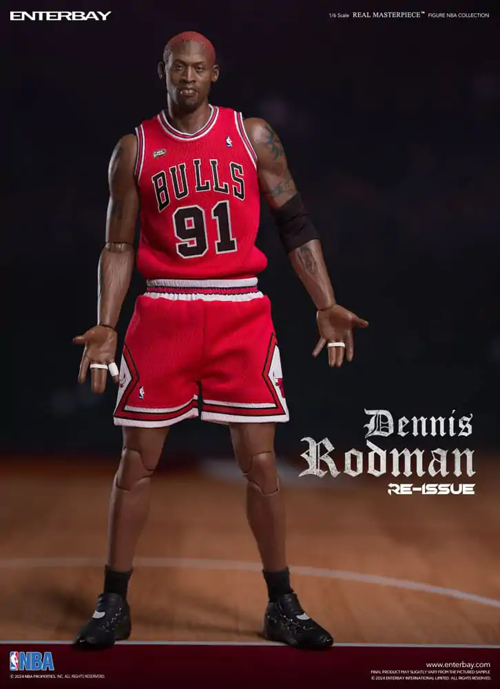 NBA Collection Real Masterpiece Akční figurka 1/6 Dennis Rodman Limited Retro Edition 33 cm fotografii produktu