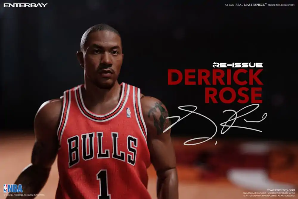 NBA Collection Real Masterpiece akční figurka 1/6 Derrick Rose Limited Retro Edition 30 cm fotografii produktu