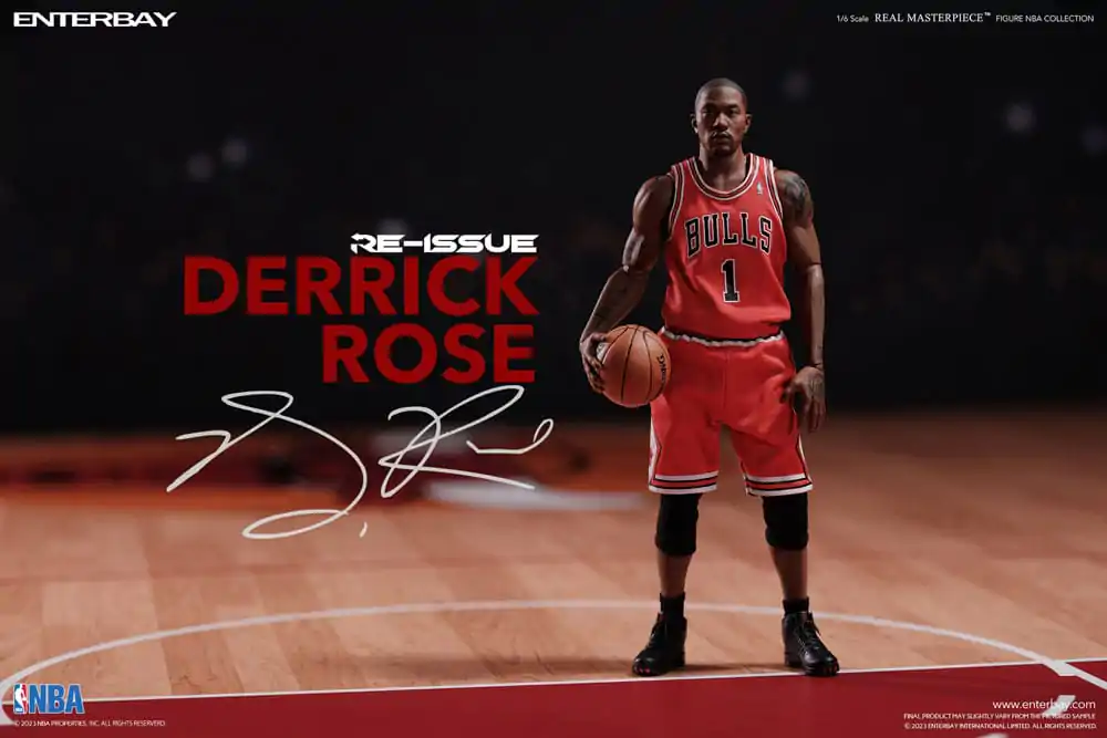 NBA Collection Real Masterpiece akční figurka 1/6 Derrick Rose Limited Retro Edition 30 cm fotografii produktu