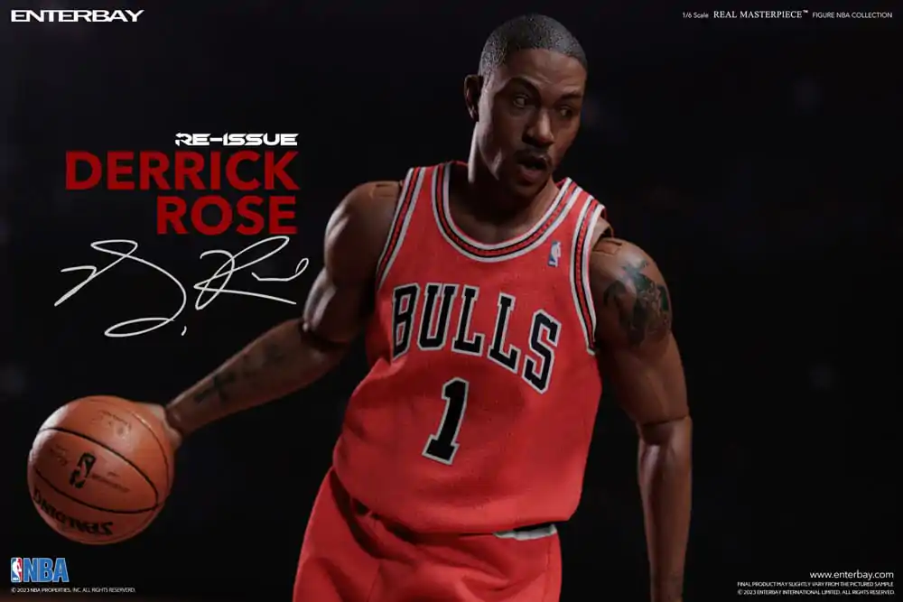 NBA Collection Real Masterpiece akční figurka 1/6 Derrick Rose Limited Retro Edition 30 cm fotografii produktu