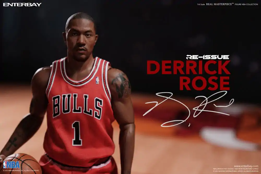 NBA Collection Real Masterpiece akční figurka 1/6 Derrick Rose Limited Retro Edition 30 cm fotografii produktu