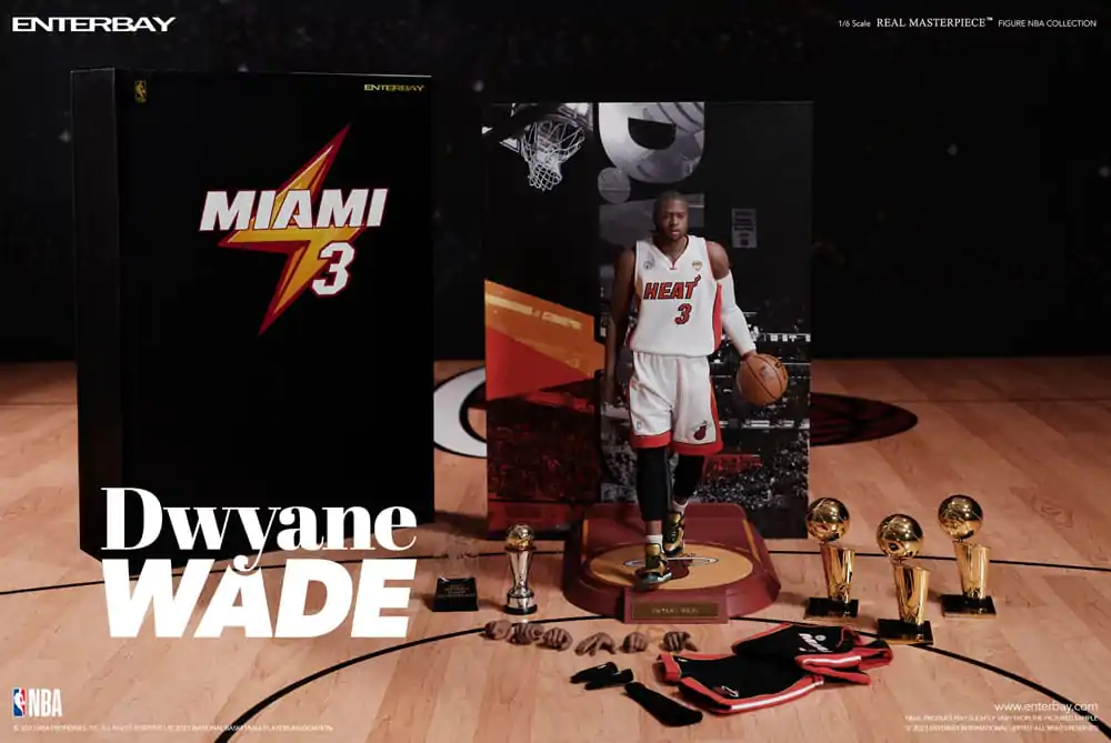 NBA Collection Real Masterpiece Akční figurka 1/6 Dwyane Wade 30 cm fotografii produktu