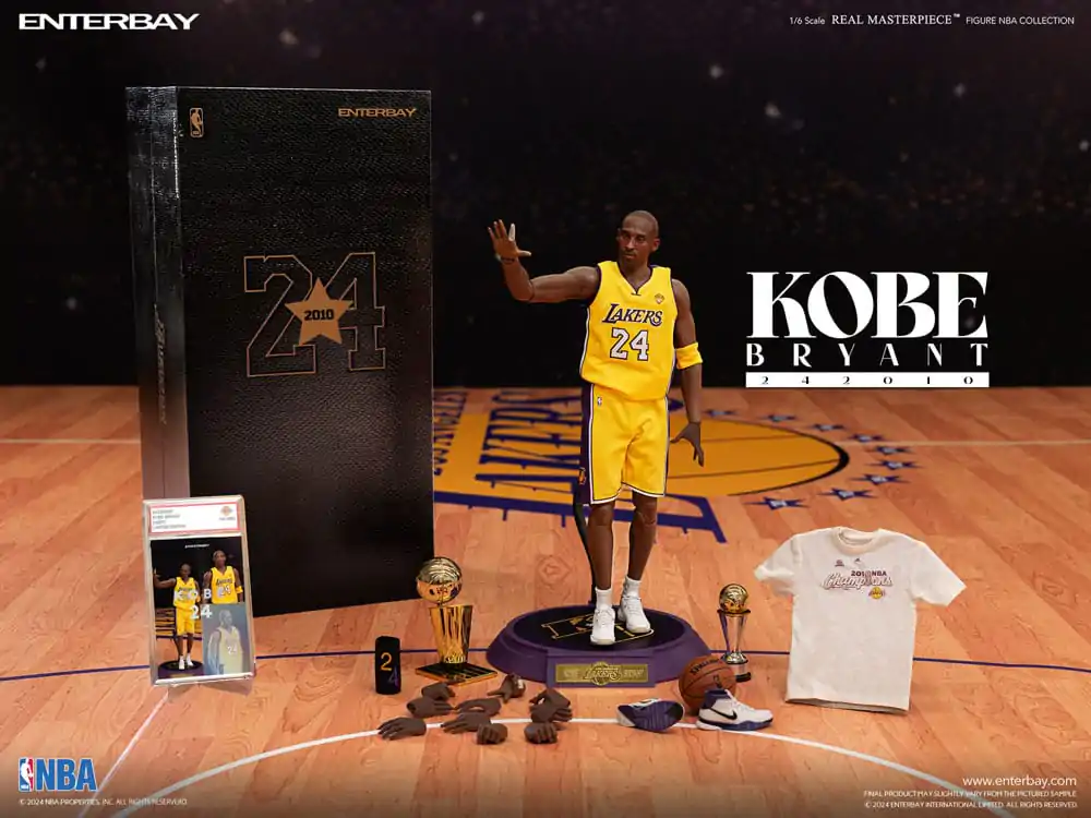 NBA Collection Real Masterpiece akční figurka 1/6 Kobe Bryant 24 2010 Limited Edition 30 cm fotografii produktu