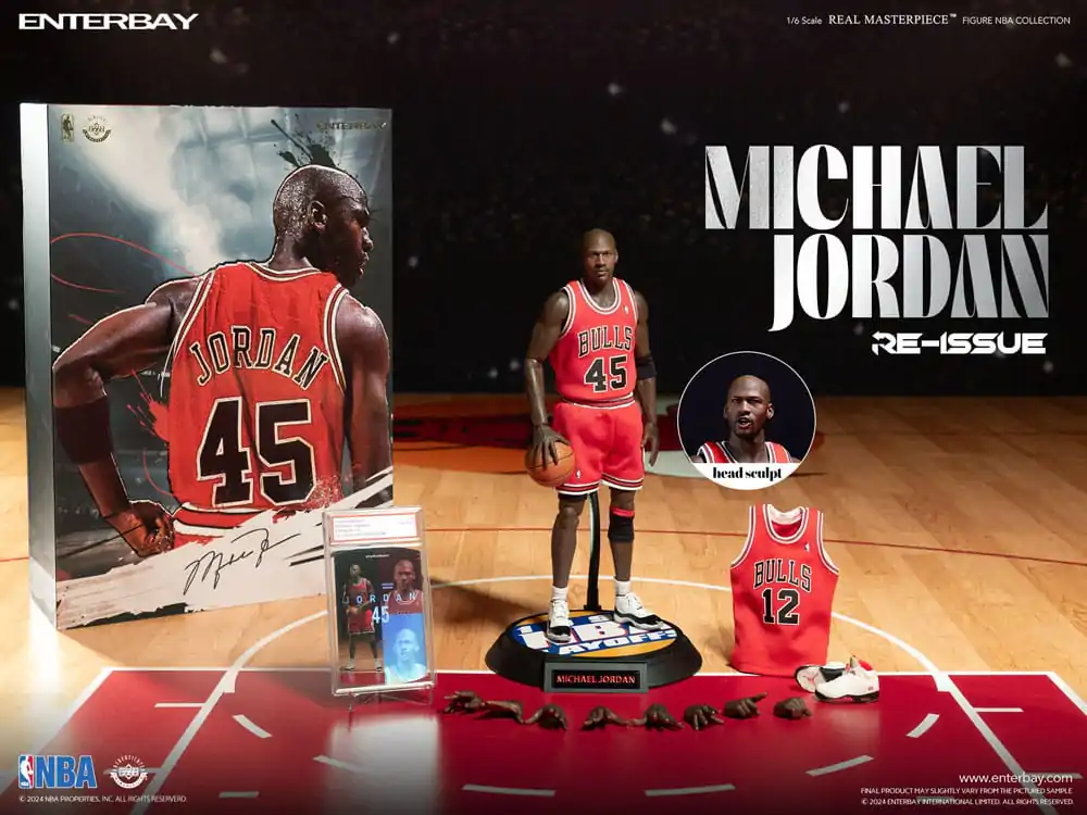 NBA Collection Real Masterpiece akční figurka 1/6 Michael Jordan I'm Back Edition Limited 30 cm fotografii produktu