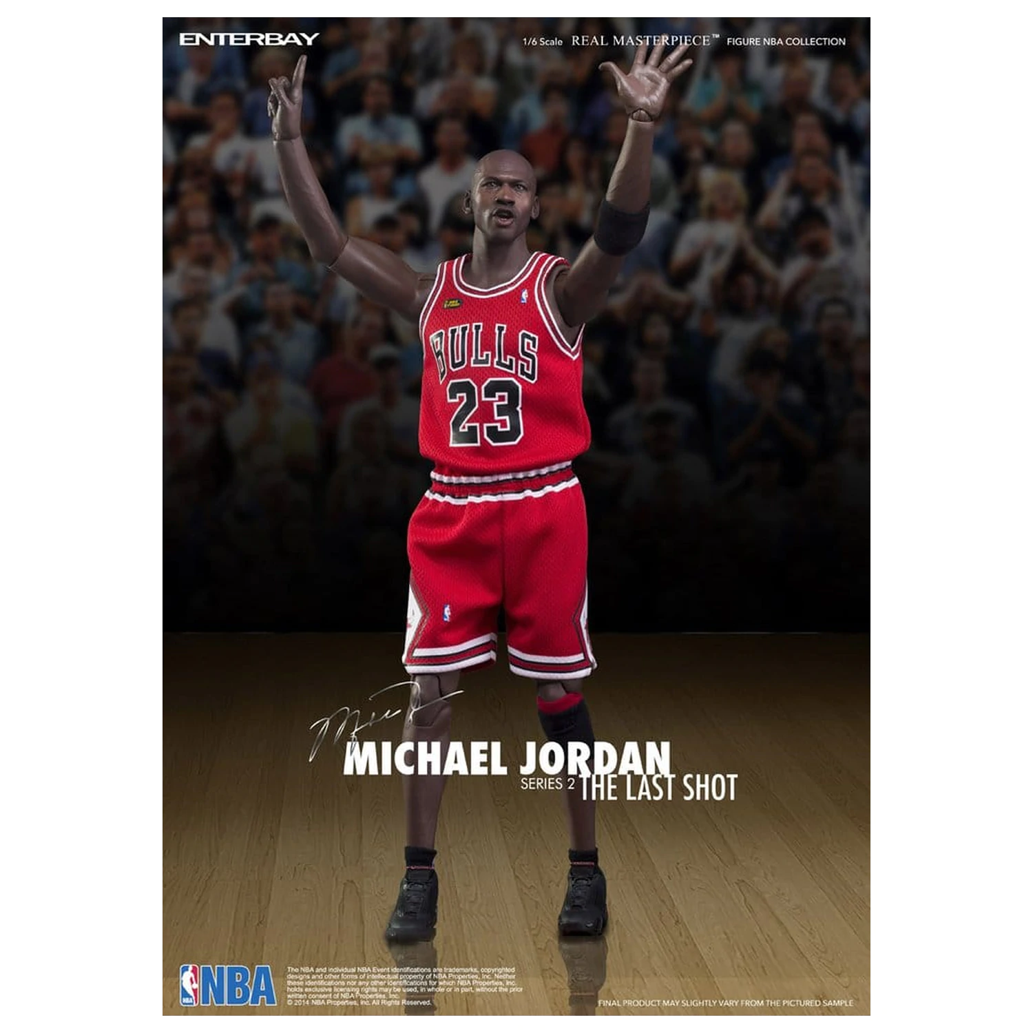 NBA Collection Real Masterpiece akční figurka 1/6 Michael Jordan Series 2 (Road Jersey Edition) 33 cm fotografii produktu