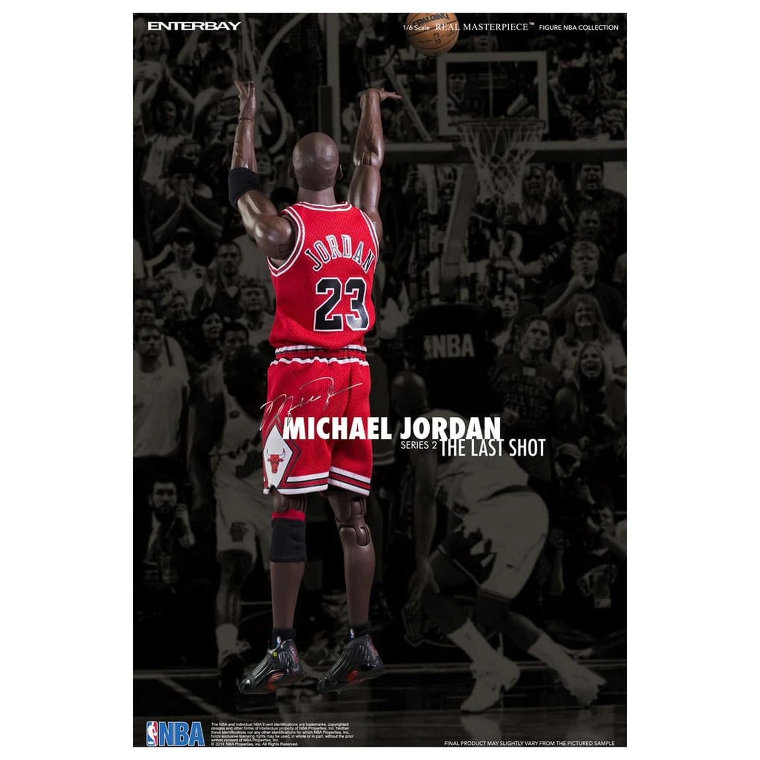 NBA Collection Real Masterpiece akční figurka 1/6 Michael Jordan Series 2 (Road Jersey Edition) 33 cm fotografii produktu
