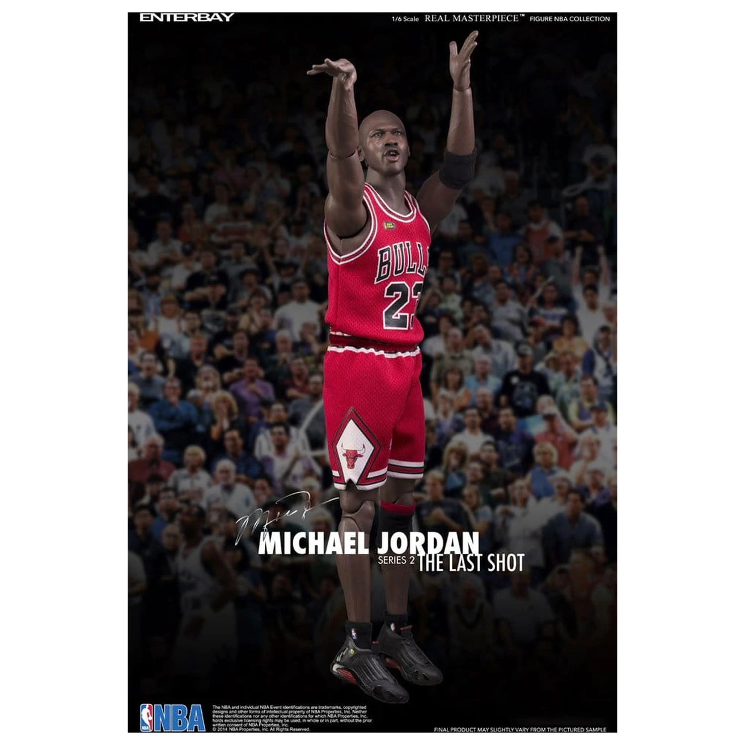 NBA Collection Real Masterpiece akční figurka 1/6 Michael Jordan Series 2 (Road Jersey Edition) 33 cm fotografii produktu