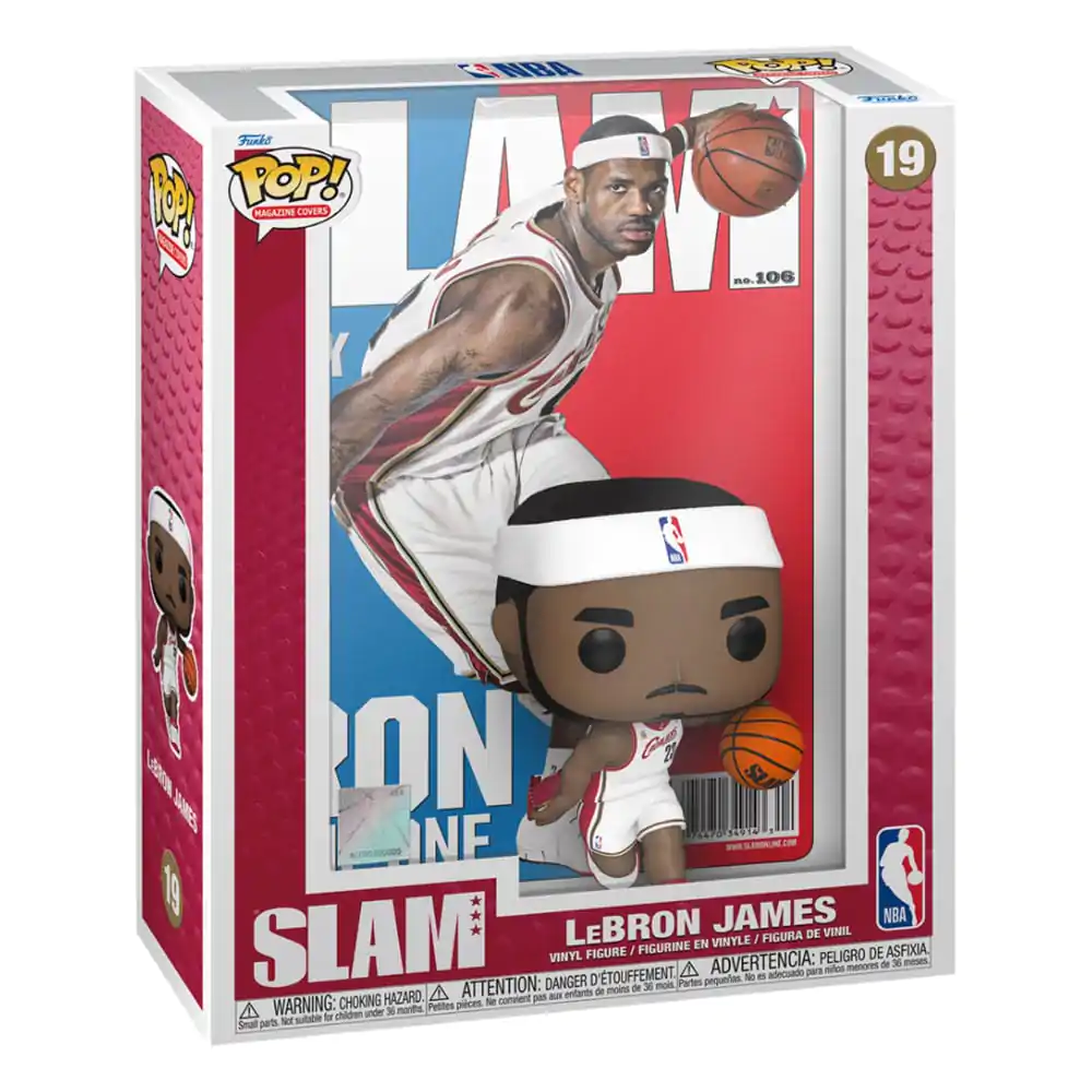 NBA Cover POP! Basketbalová vinylová figurka LeBron James (SLAM Magazin) 9 cm fotografii produktu