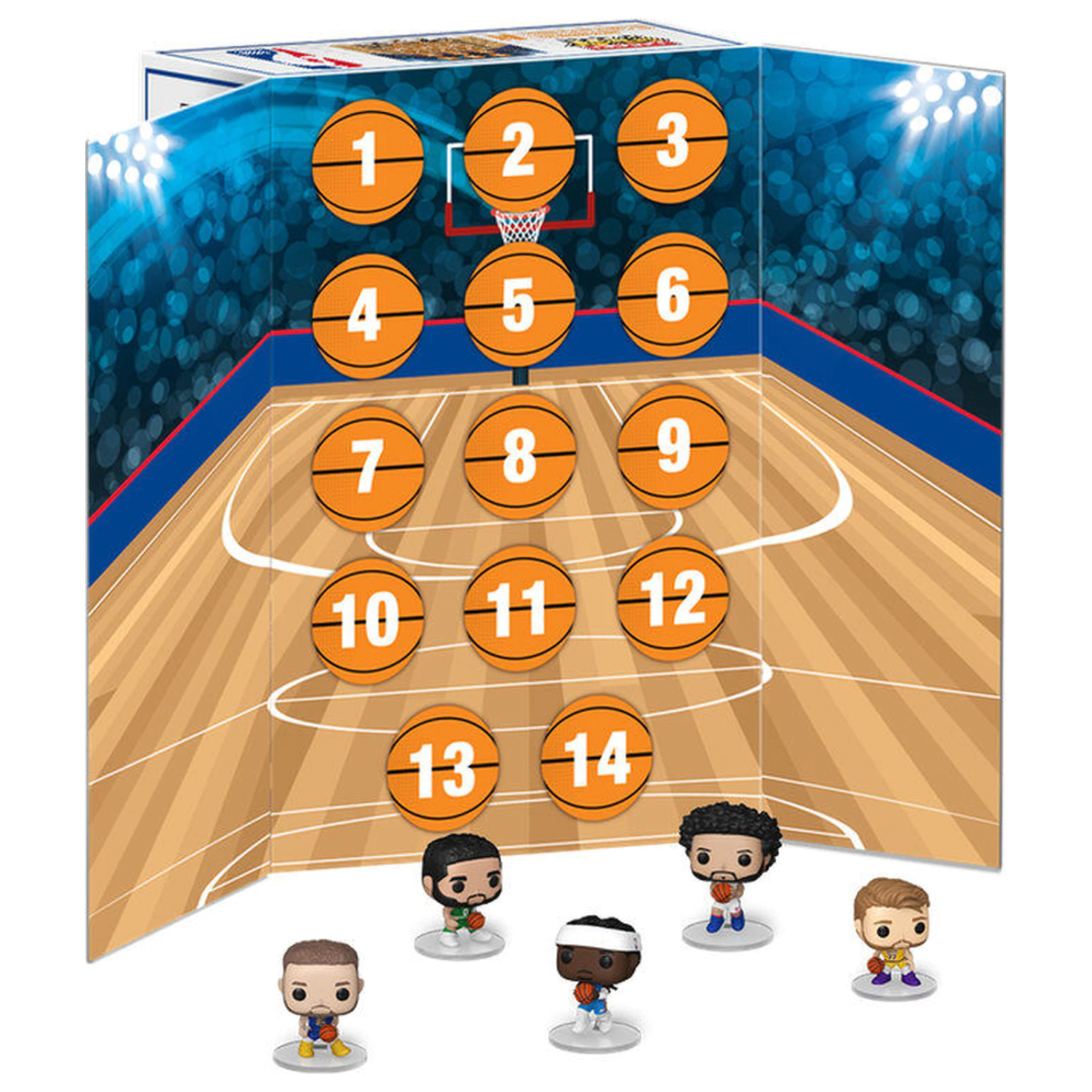 Funko Pocket Pop adventní kalendář NBA fotografii produktu