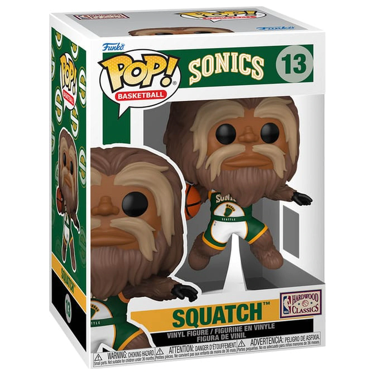 NBA Legends Funko POP! Sports Vinylová Figurka Maskoti Sonics- Sasquatch 9 cm fotografii produktu