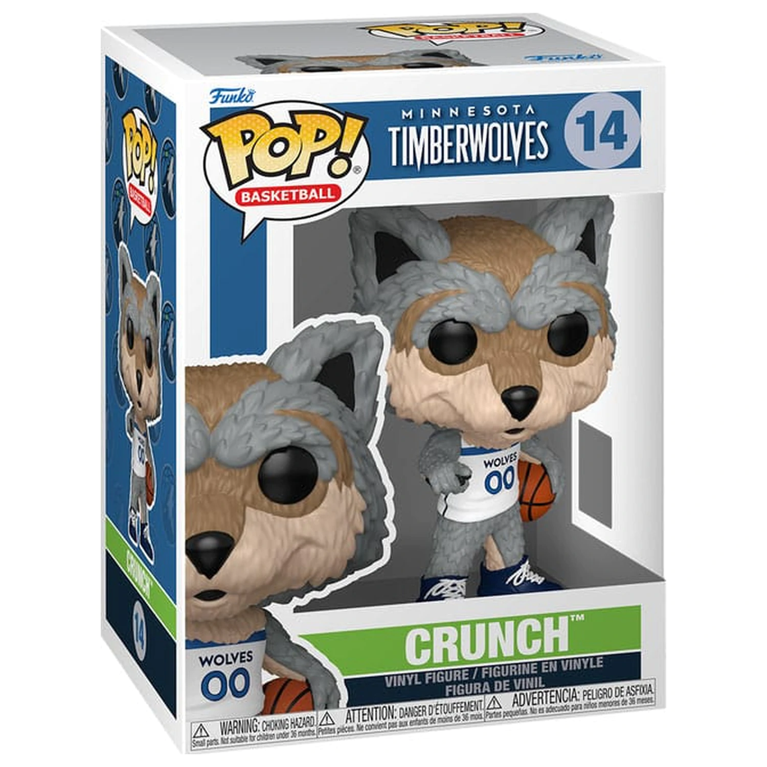 NBA Legends Funko POP! Sports Vinylová Figurka Maskoti Wolves- Crunch The Wolf 9 cm fotografii produktu