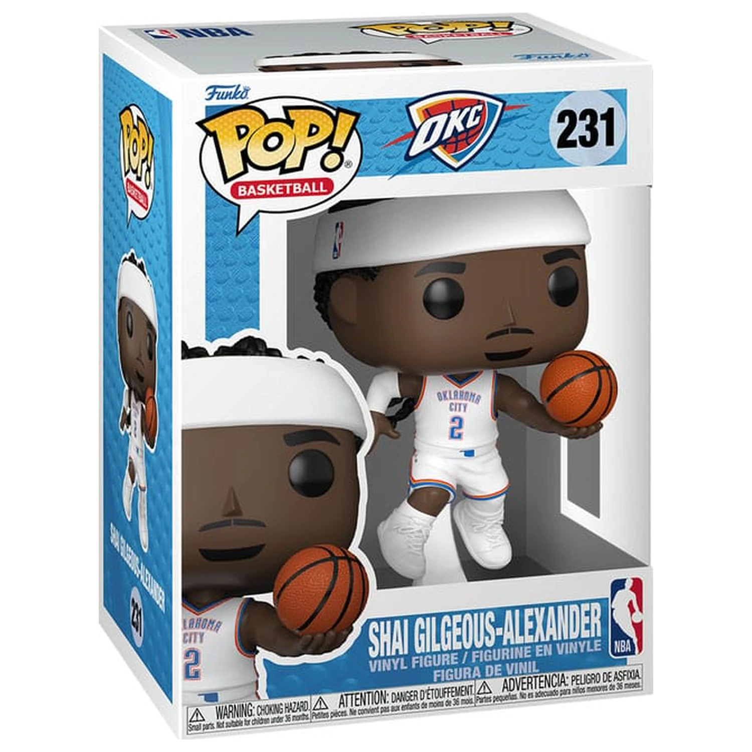 NBA Legends Funko POP! Sports Vinylová Figurka Thunder- SG-A (Home) 9 cm fotografii produktu