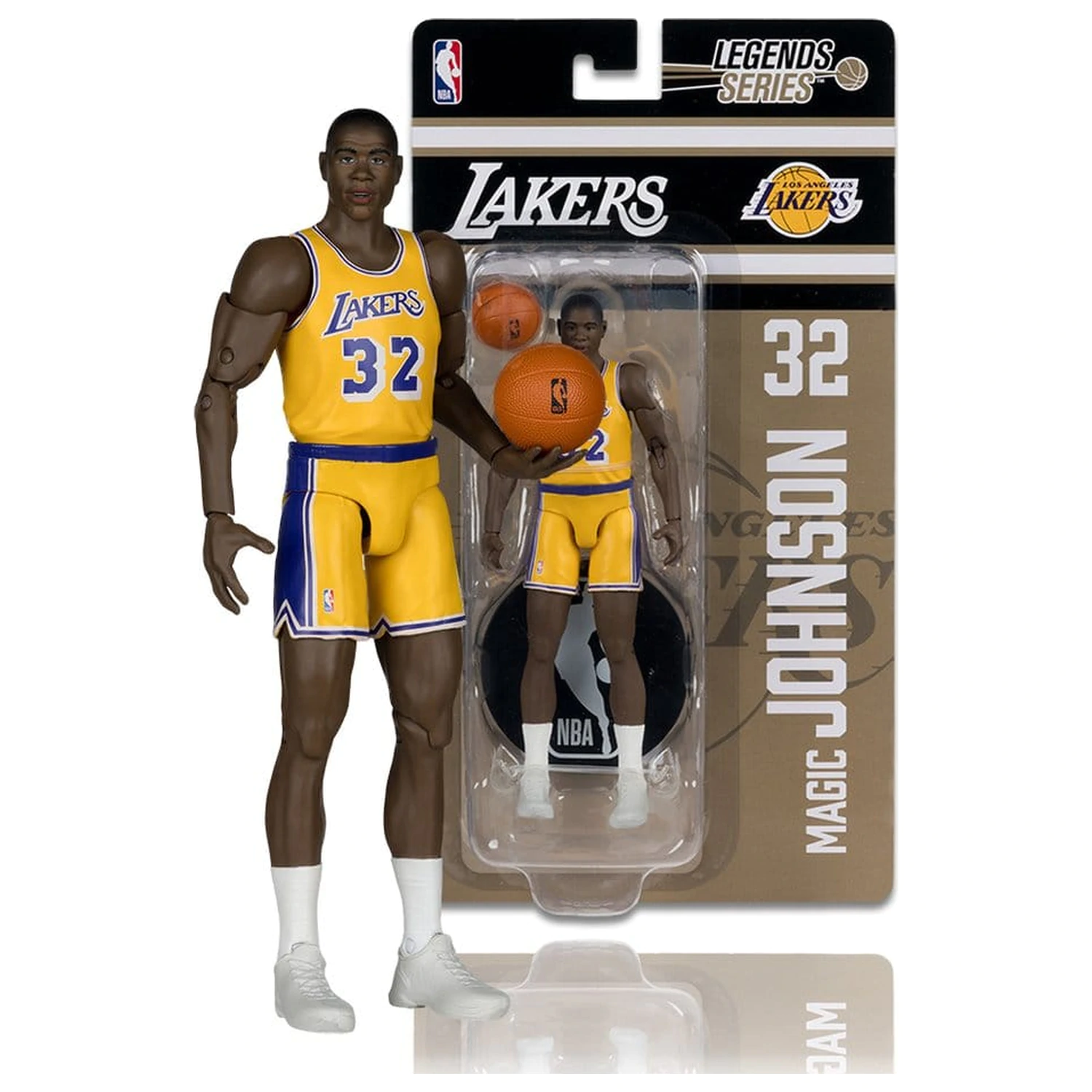 NBA Legends Series akční figurka Earvin "Magic" Johnson (Los Angeles Lakers) 15 cm fotografii produktu