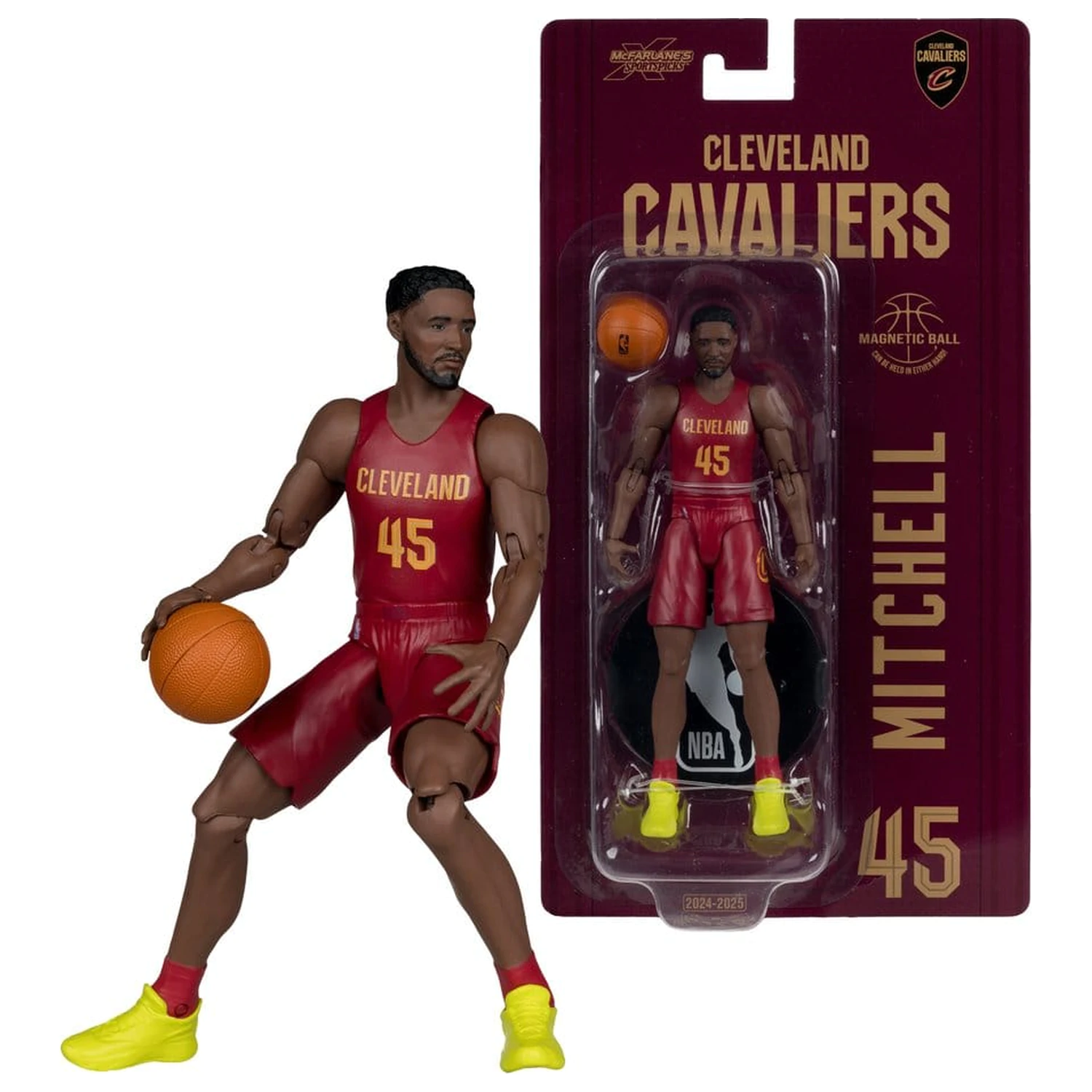 NBA SportsPicks akční figurka Donovan Mitchell (Cleveland Cavaliers) 15 cm fotografii produktu