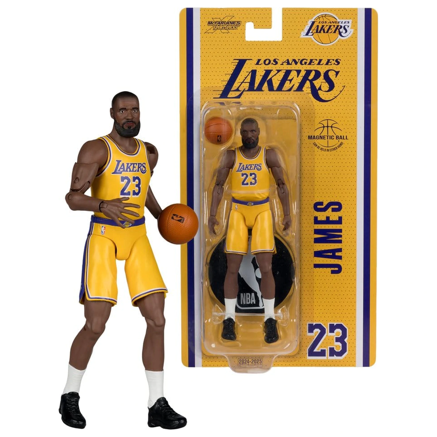 NBA SportsPicks akční figurka Lebron James (Los Angeles Lakers) 16 cm fotografii produktu