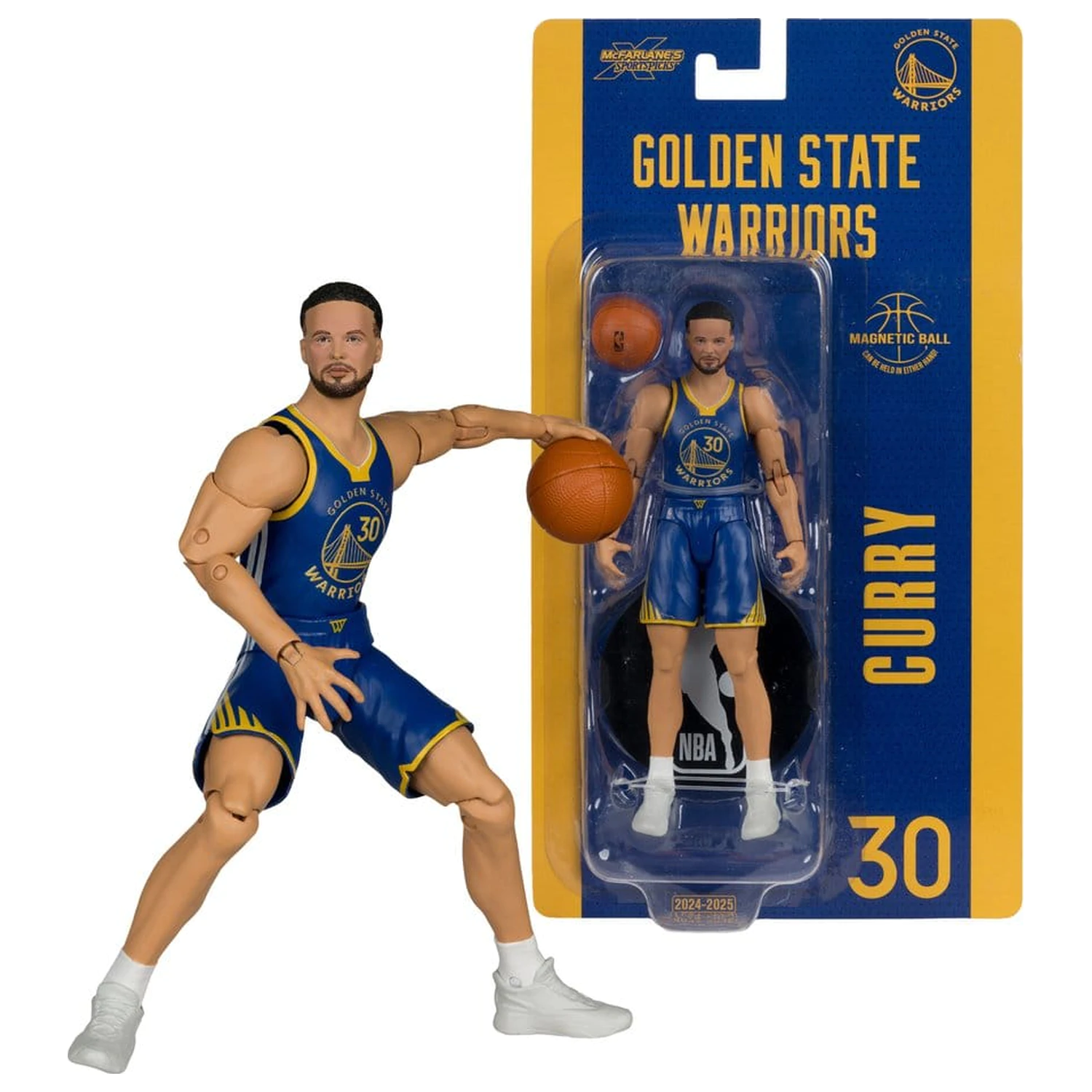 NBA SportsPicks akční figurka Stephen Curry (Golden State Warriors) 15 cm fotografii produktu