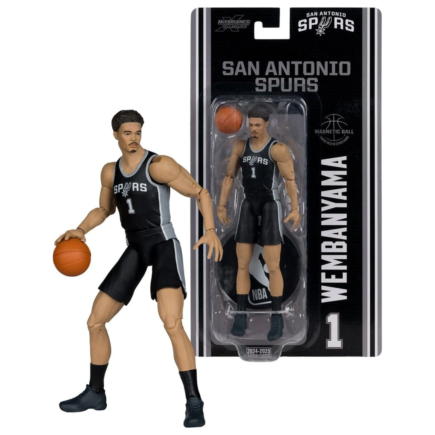 NBA SportsPicks akční figurka Victor Wembanyama (San Antonio Spurs) 17 cm fotografii produktu