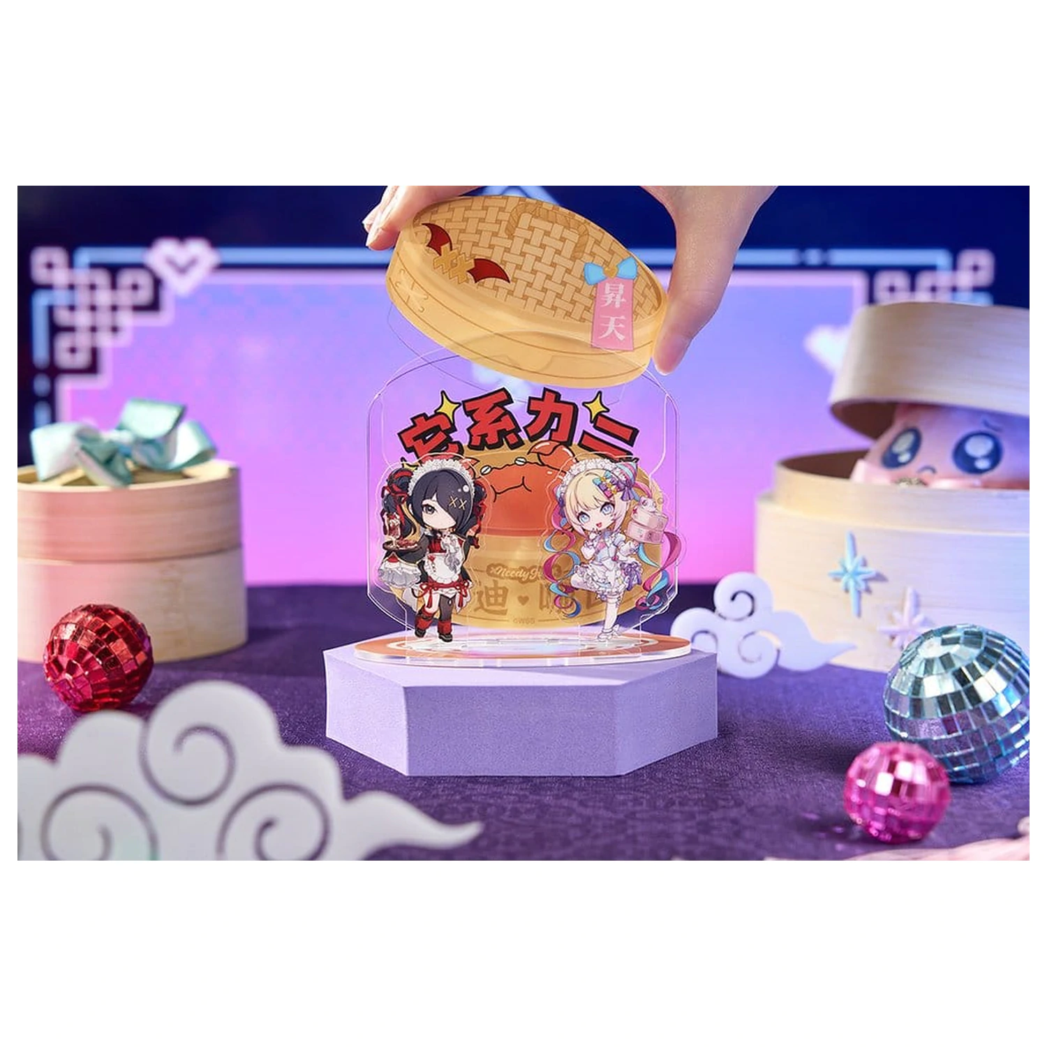Needy Streamer Overload Needy Streamer Chinese Restaurant Series Akrylové diorama Chibi fotografii produktu