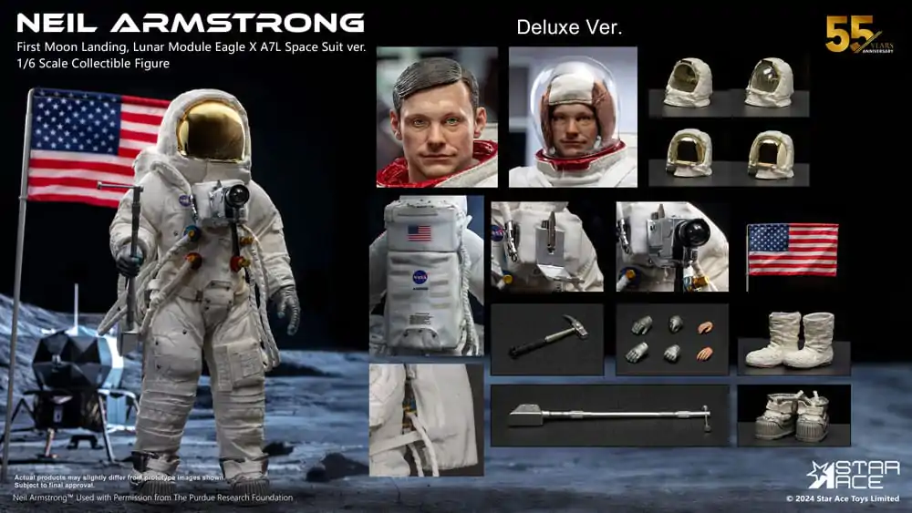 Akční figurka Neil Armstrong 1/6 Neil Armstrong Deluxe verze 30 cm fotografii produktu