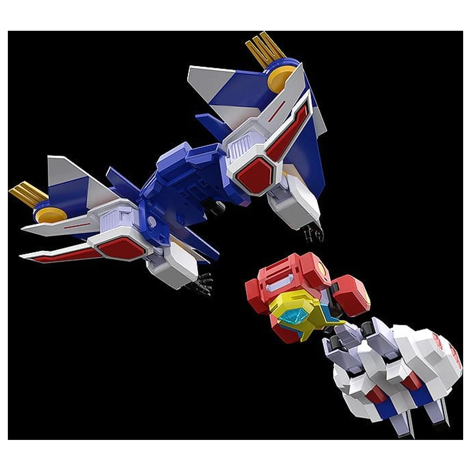 Nekketsu Saikyo Go-Saurer Moderoid Plastový model Kit Go-Saurer 16 cm fotografii produktu
