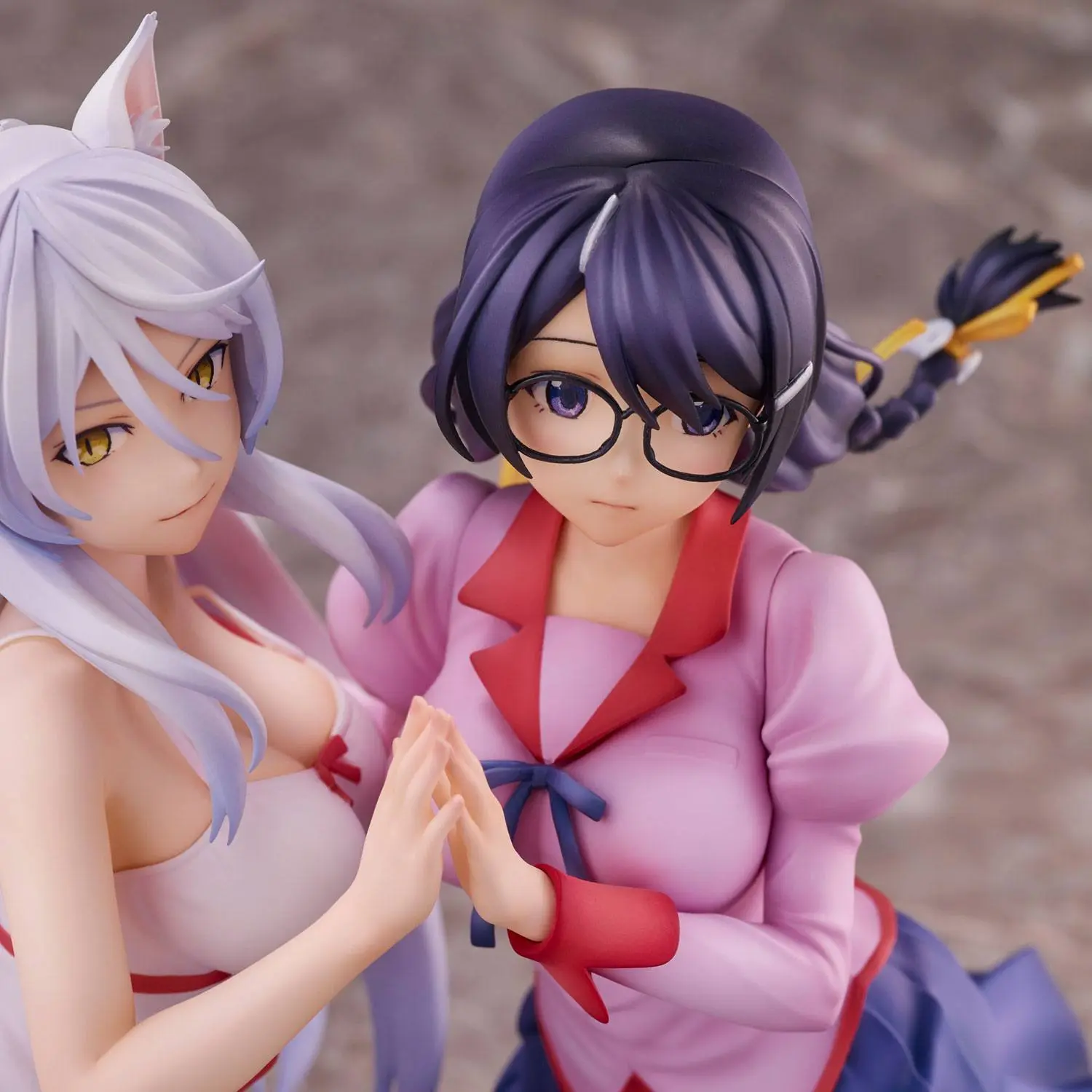 Nekomonogatari Monogatari Series PVC Sochy Tsubasa Hanekawa Set (re-run) 19 cm fotografii produktu