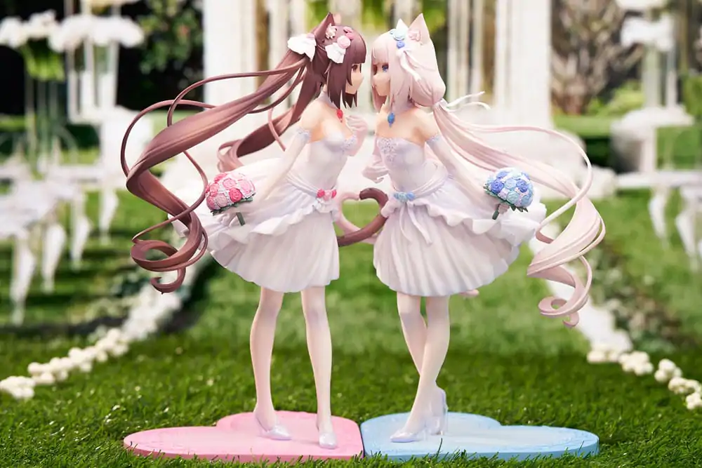 Nekopara PVC socha 1/7 Nekopara Chocola & Vanilla Dream of Eden Ver. 23 cm fotografii produktu